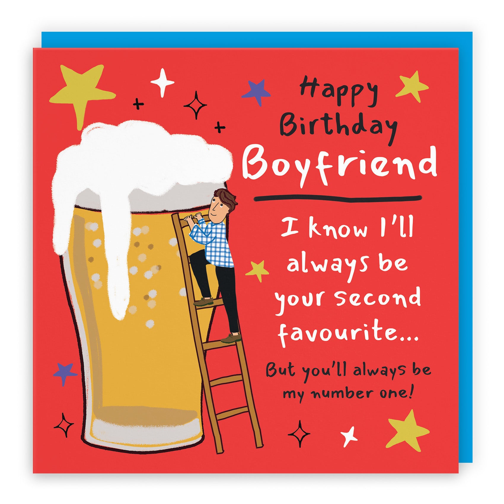 Male Big Beer Birthday Card Laugh Out Loud