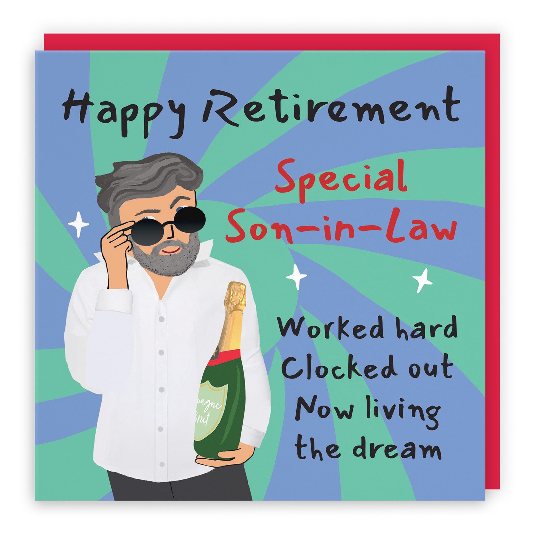 Male Cool Dude Retirement Card Laugh Out Loud