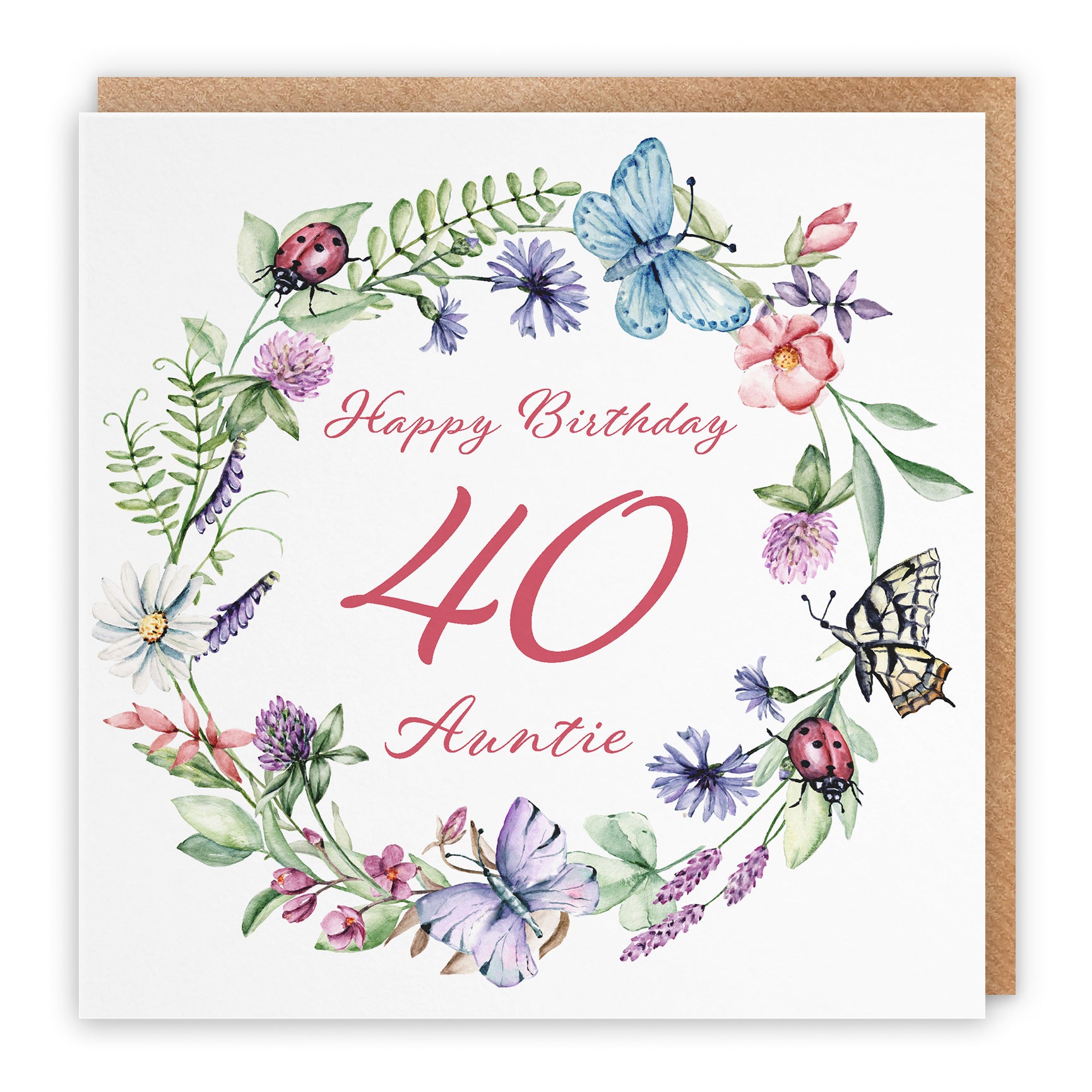 Wildflower Birthday Card Meadow