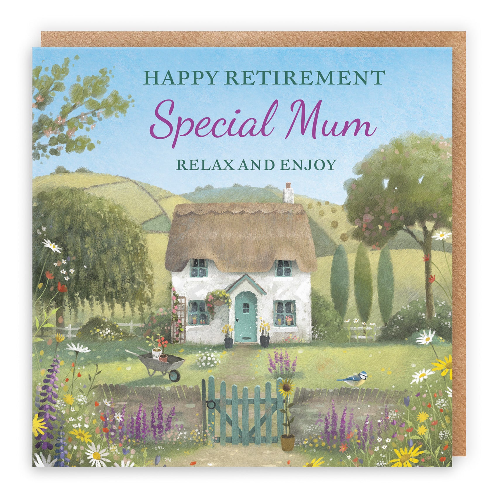 Thatched Cottage Retirement Card Milo's Gallery