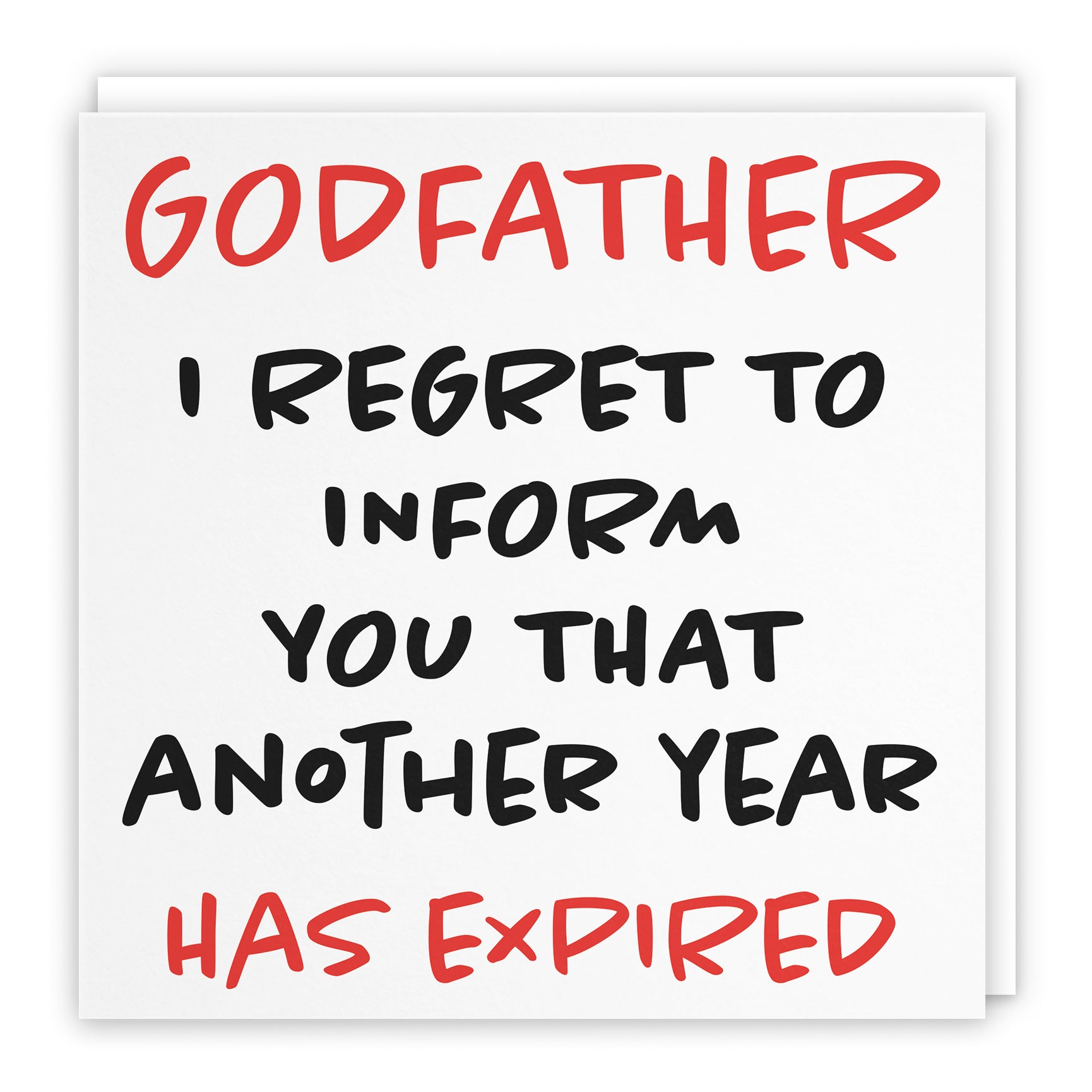 Funny Another Year Expired Birthday Card Retro