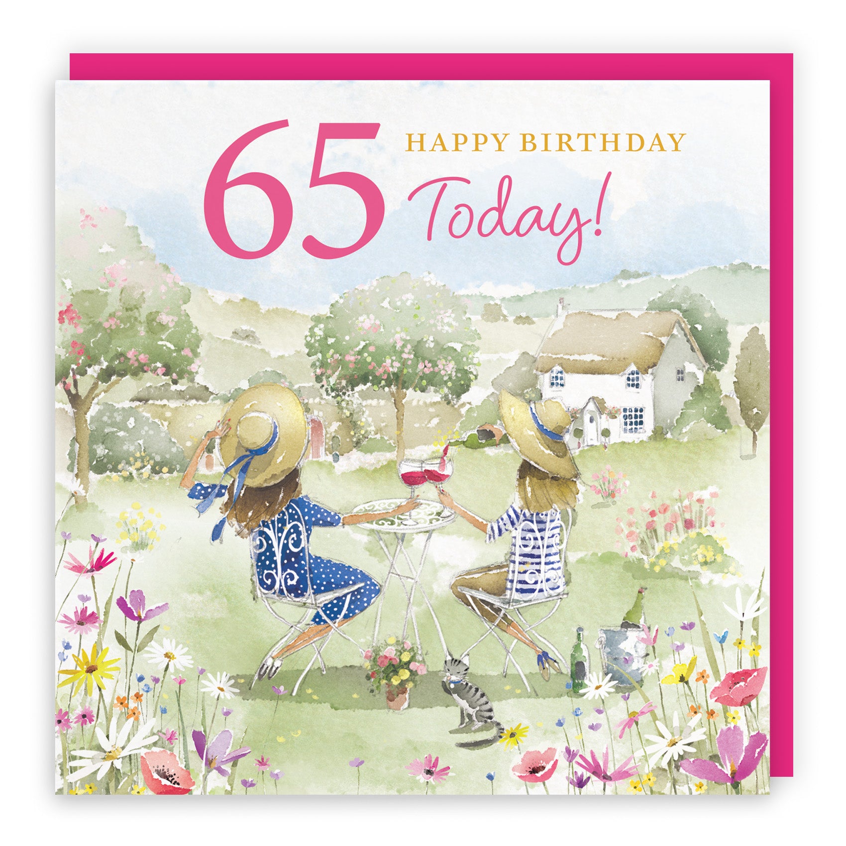 Female Countryside Garden Birthday Card Milo's Gallery