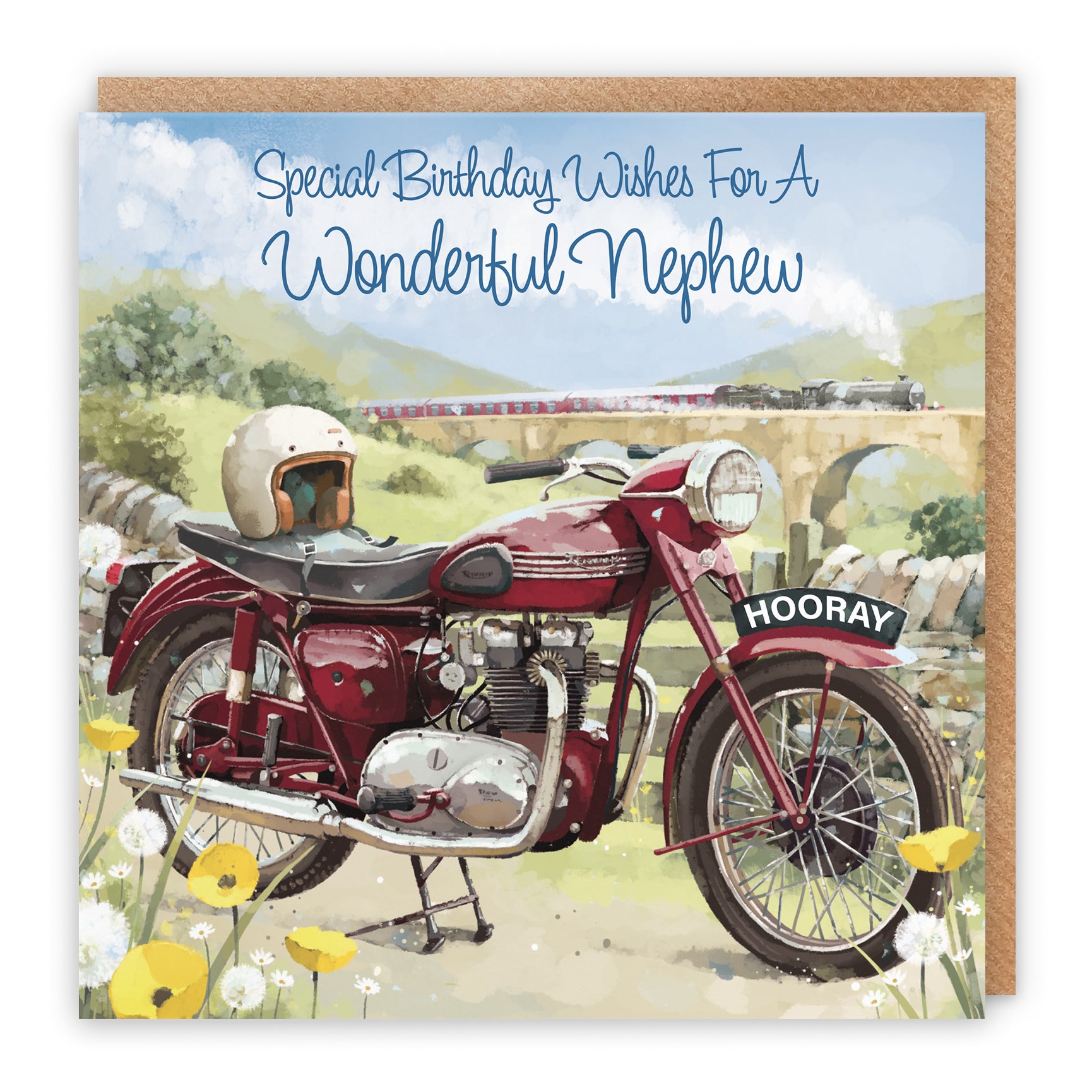 Motorbike Birthday Card Milo's Gallery