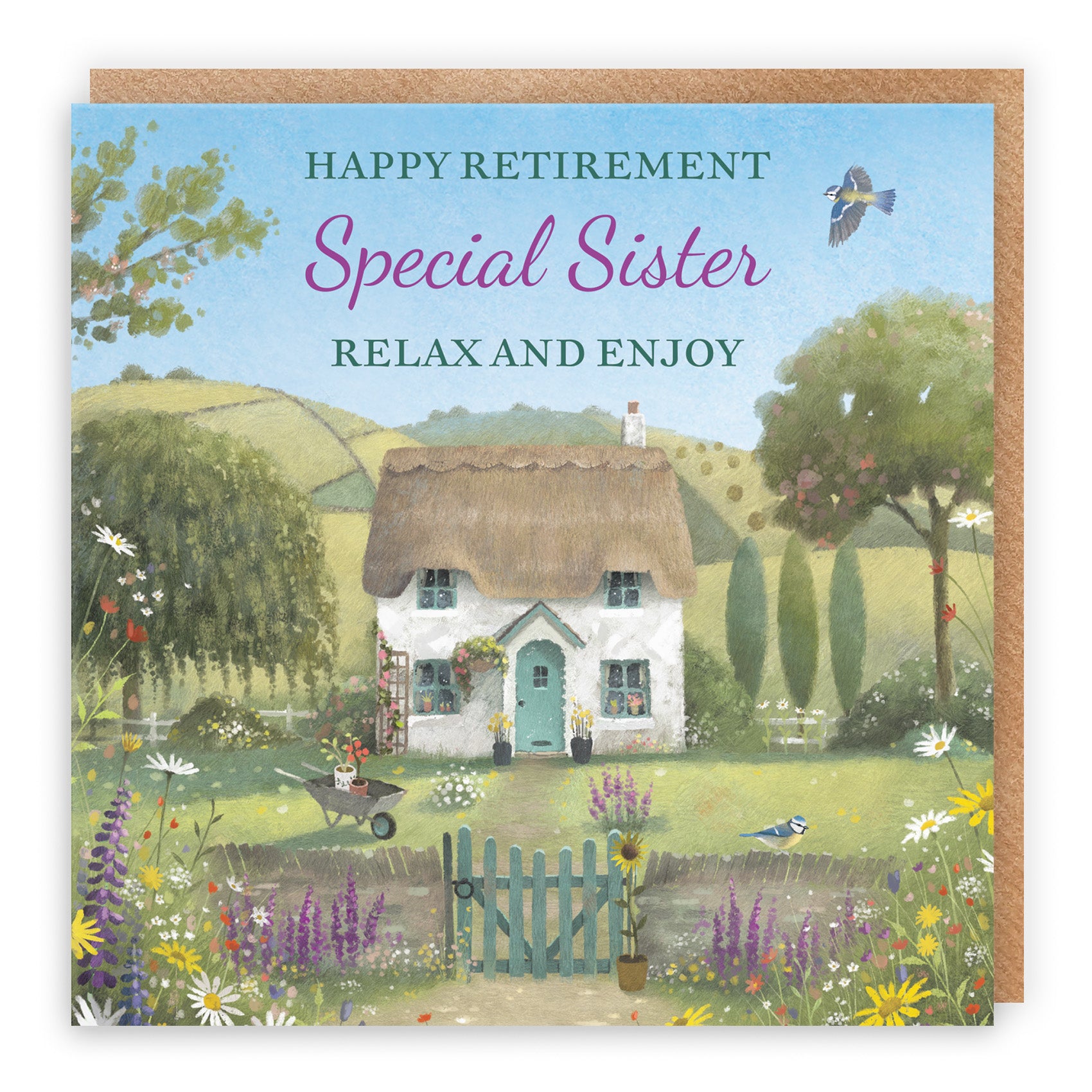 Thatched Cottage Retirement Card Milo's Gallery