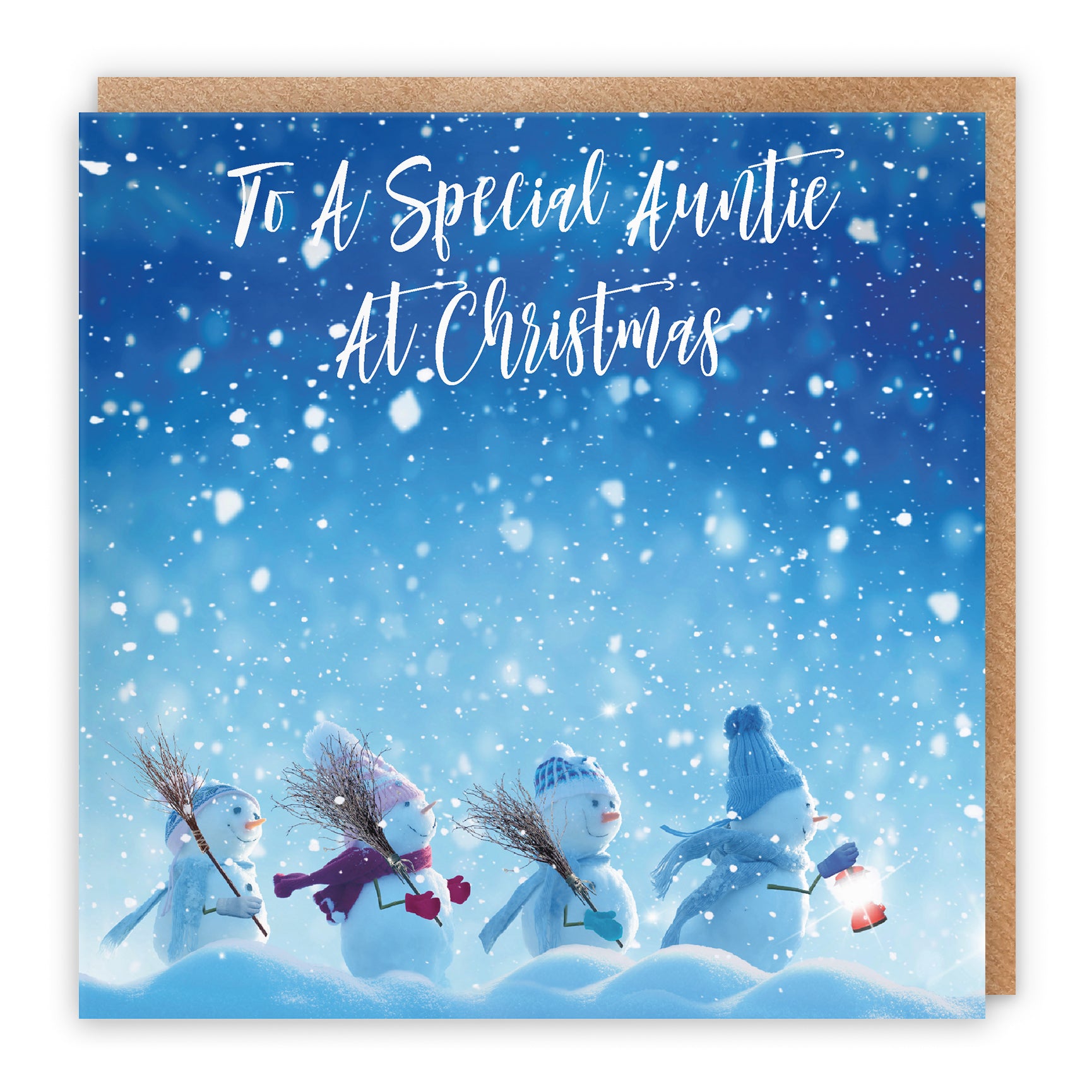 Christmas Card Snow People