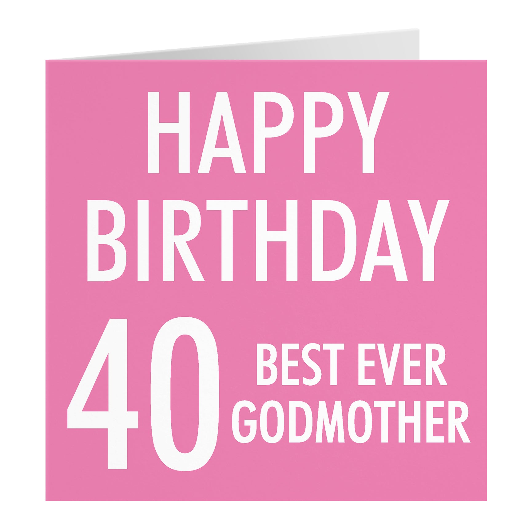 Pink Birthday Card Urban Colour