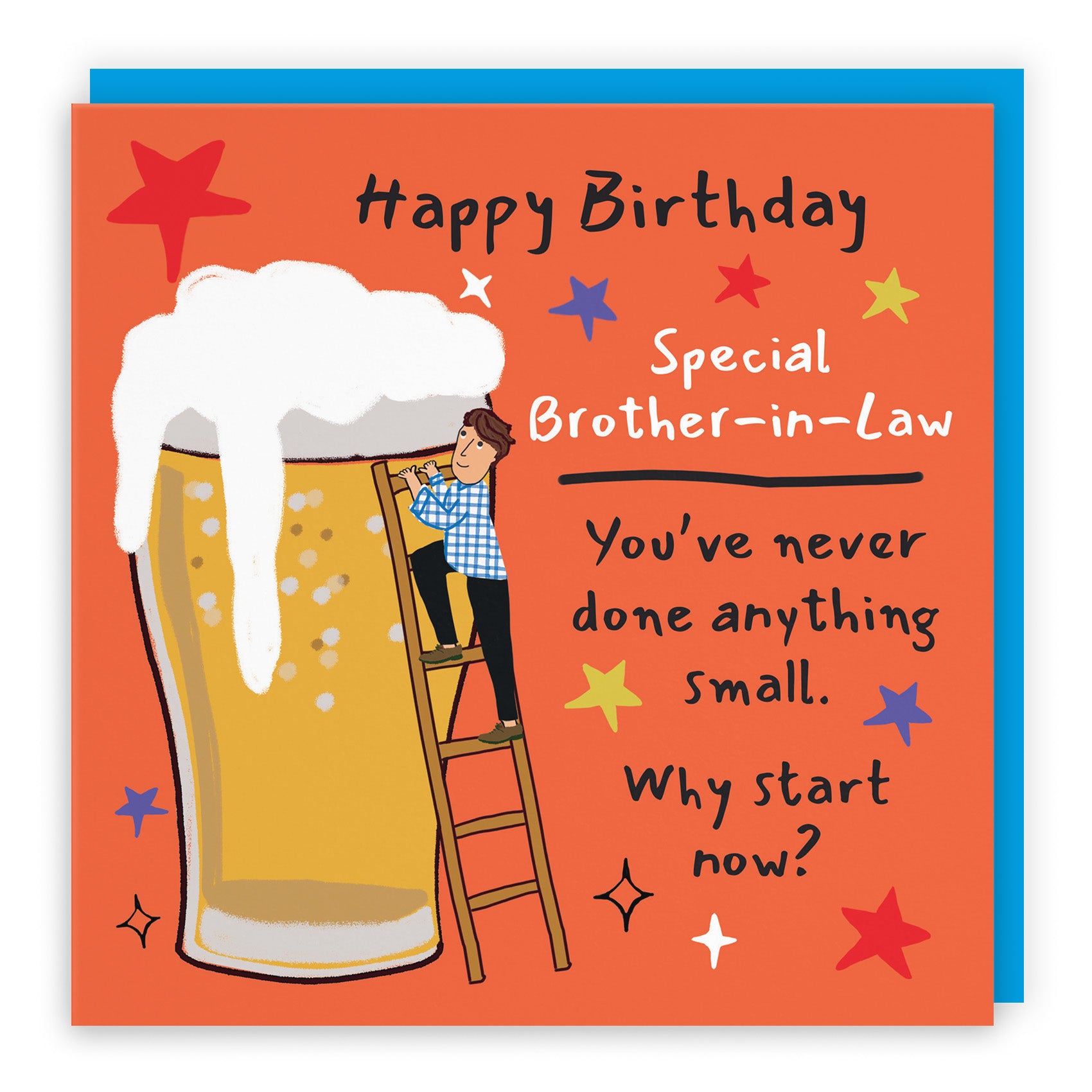Male Big Beer Birthday Card Laugh Out Loud