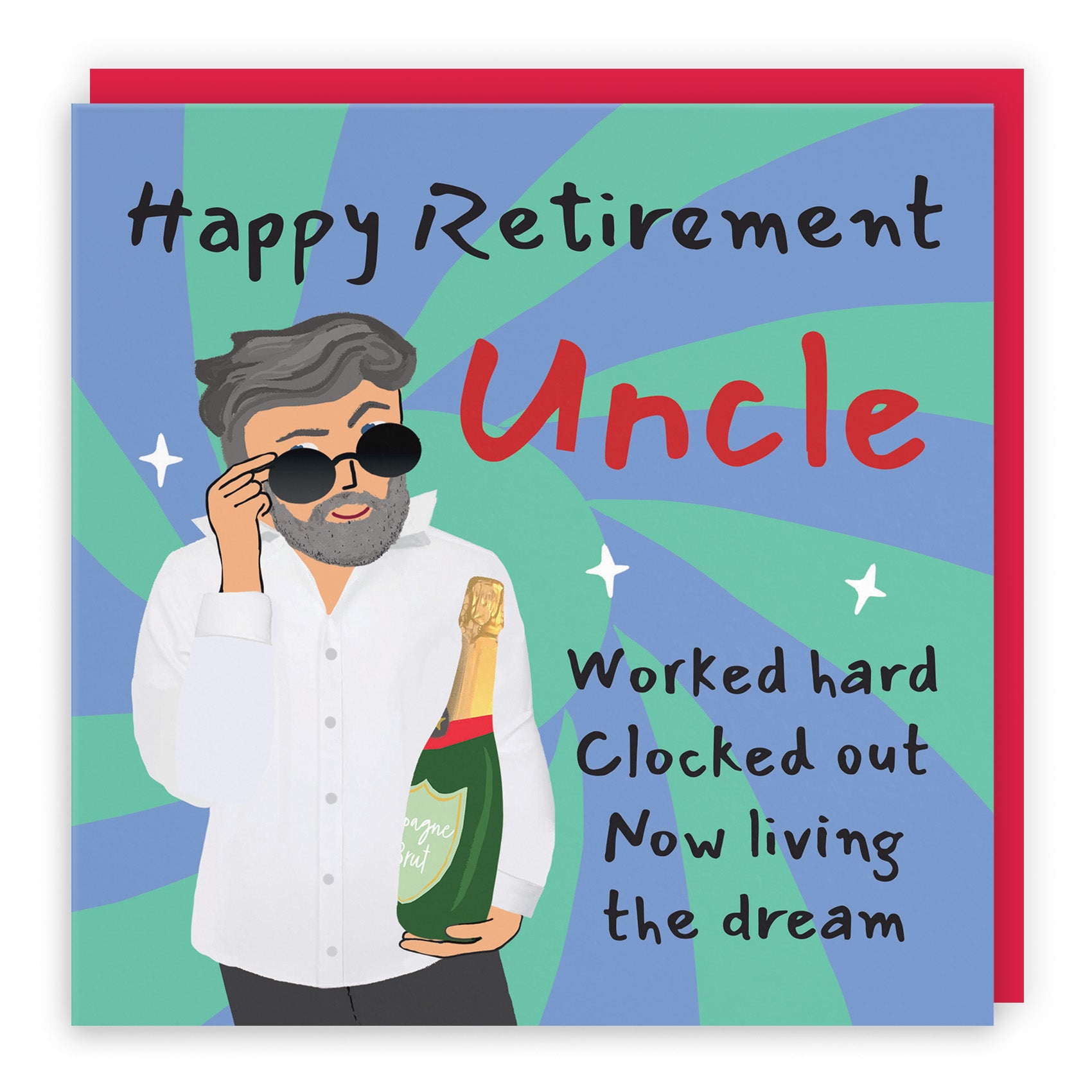 Male Cool Dude Retirement Card Laugh Out Loud