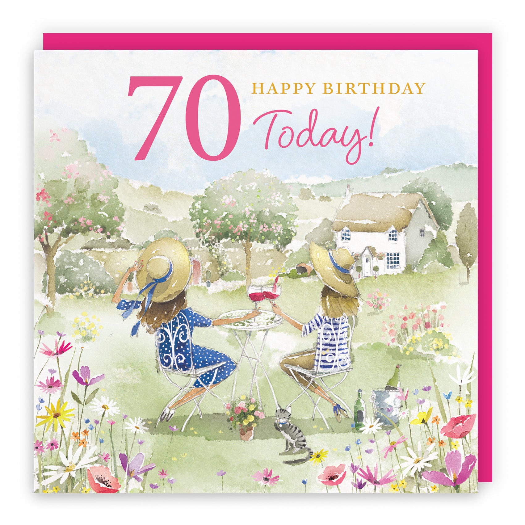 Female Countryside Garden Birthday Card Milo's Gallery