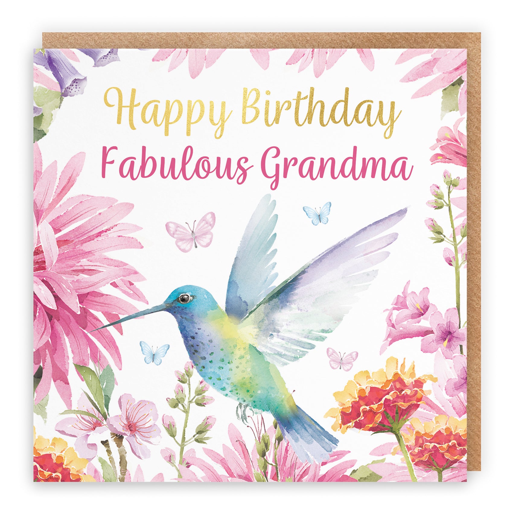 Hummingbird Birthday Card Milo's Gallery