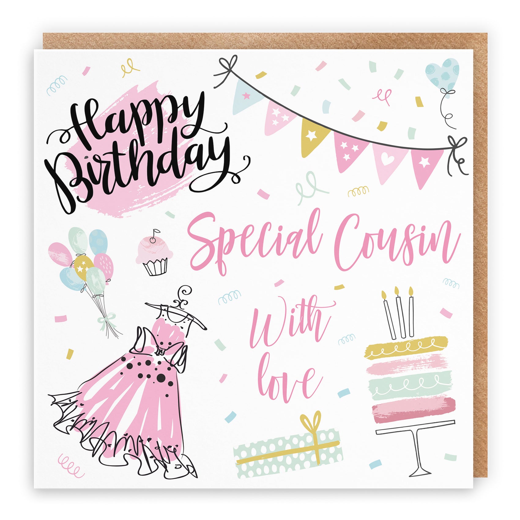 Girl's Birthday Card Party