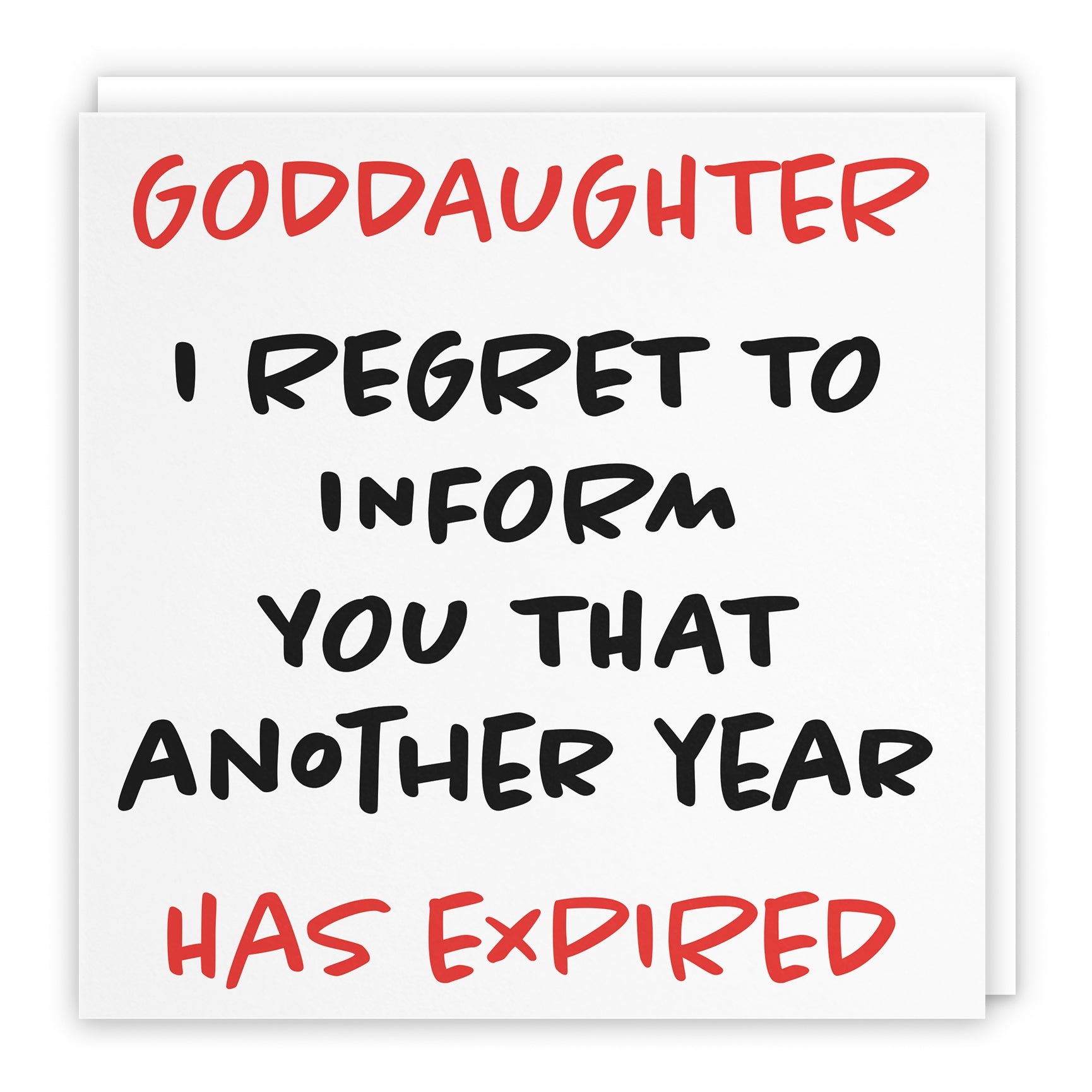 Funny Another Year Expired Birthday Card Retro