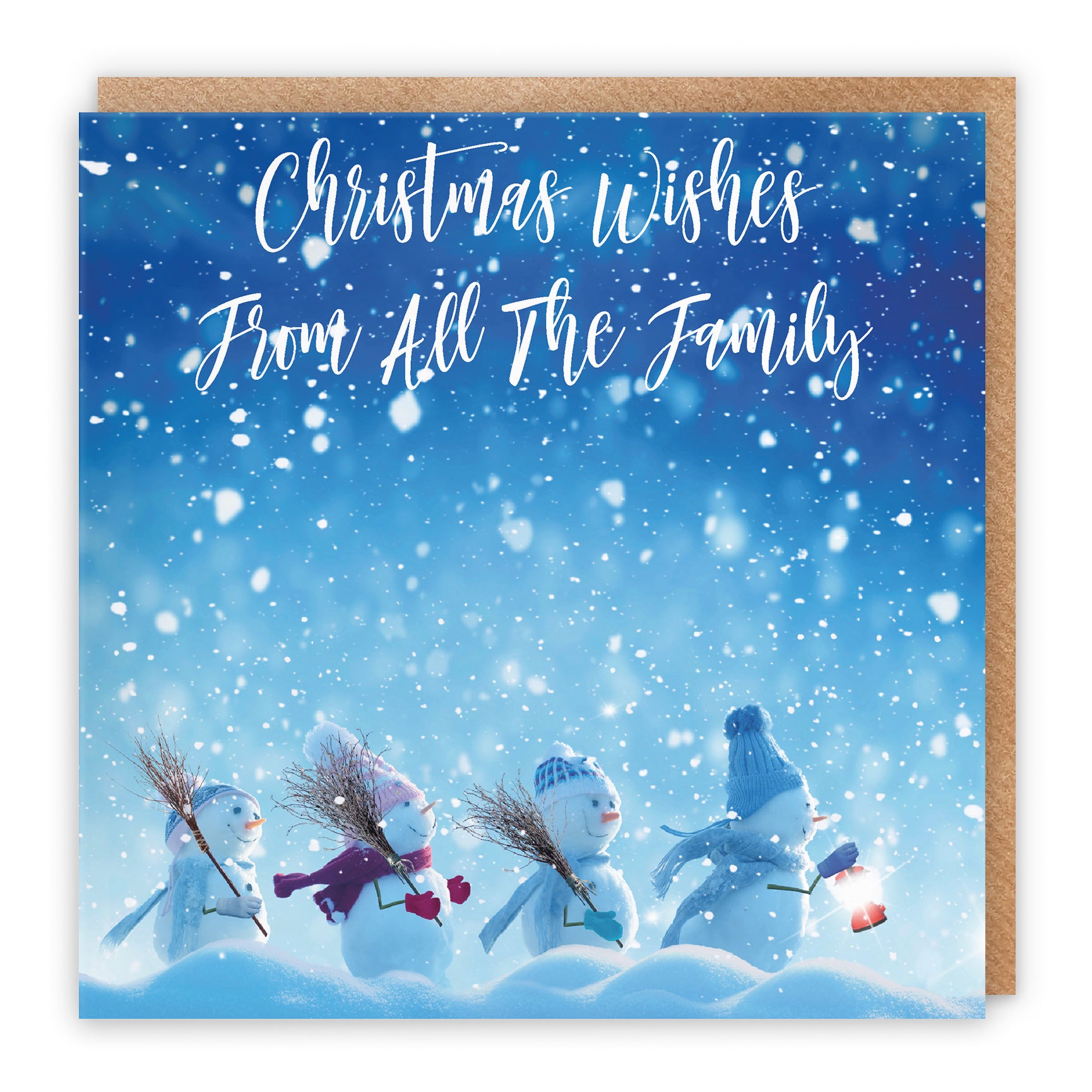 Christmas Card Snow People