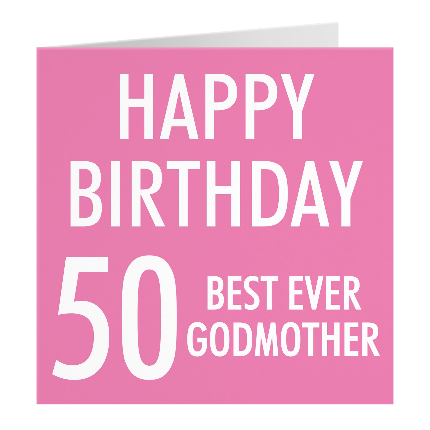 Pink Birthday Card Urban Colour