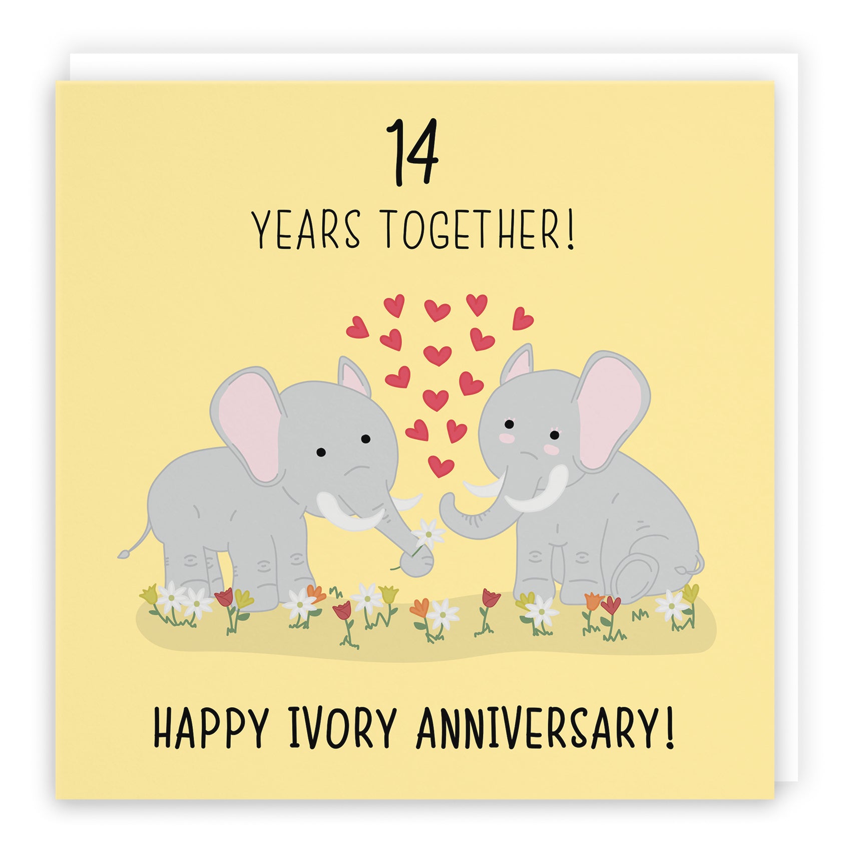 Cute Anniversary Card Iconic