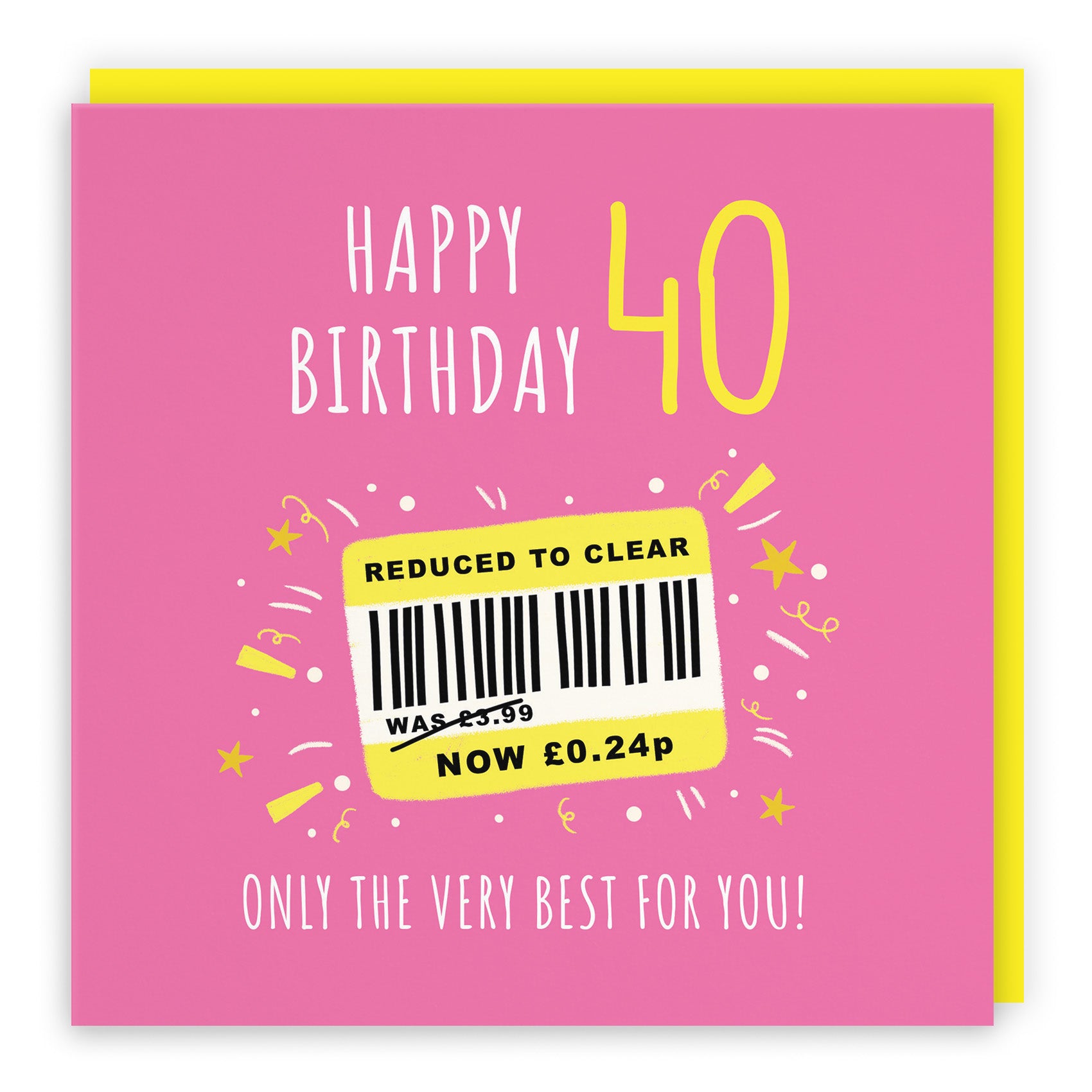 Reduced To Clear Birthday Card Moments
