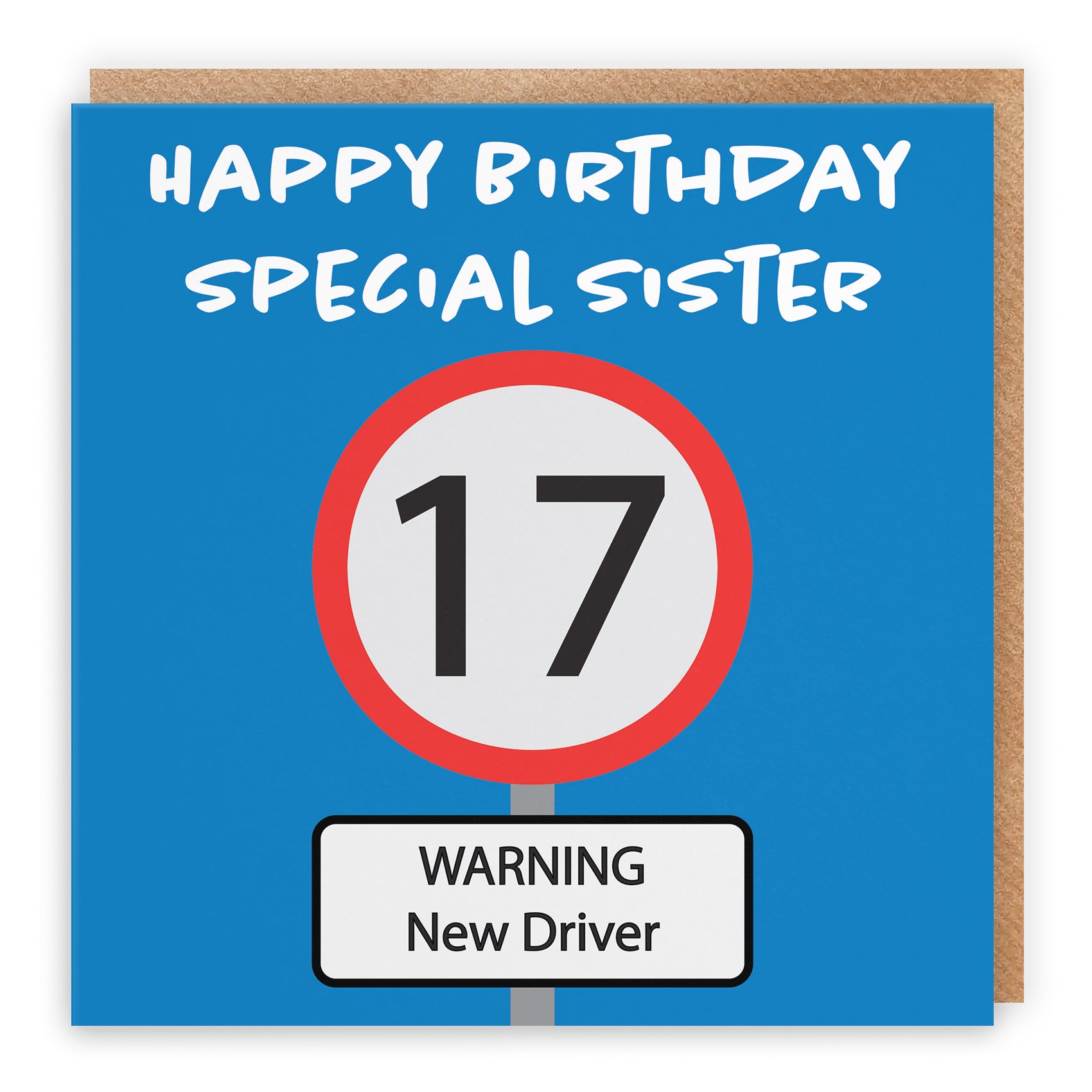 Birthday Card Road Sign