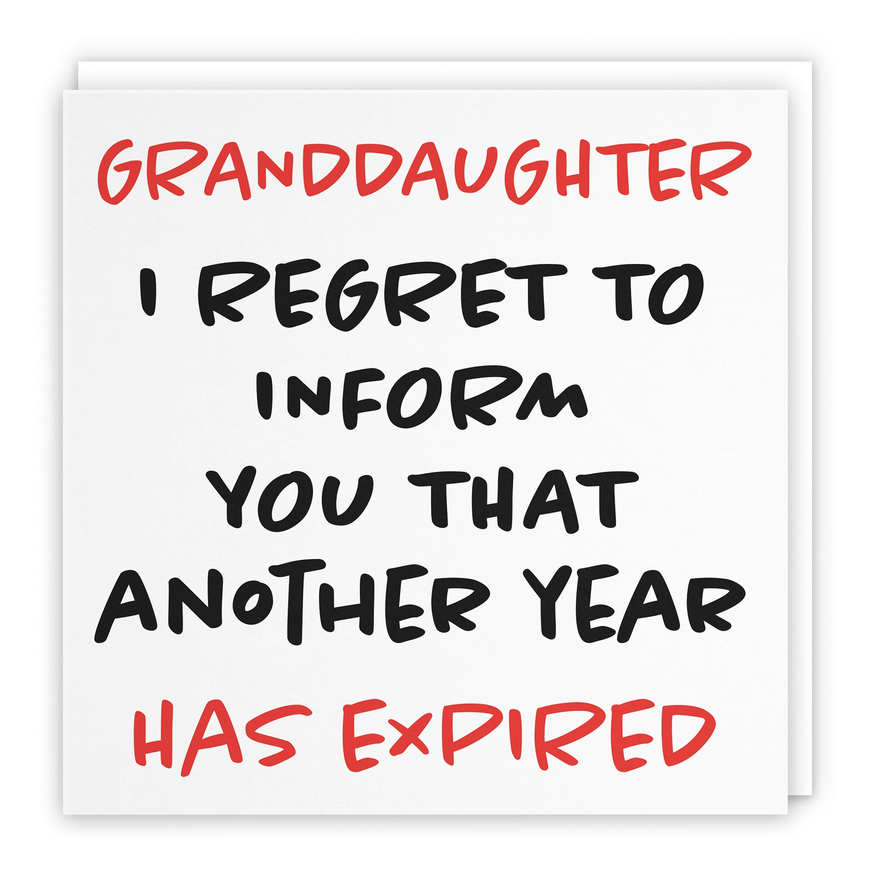 Funny Another Year Expired Birthday Card Retro