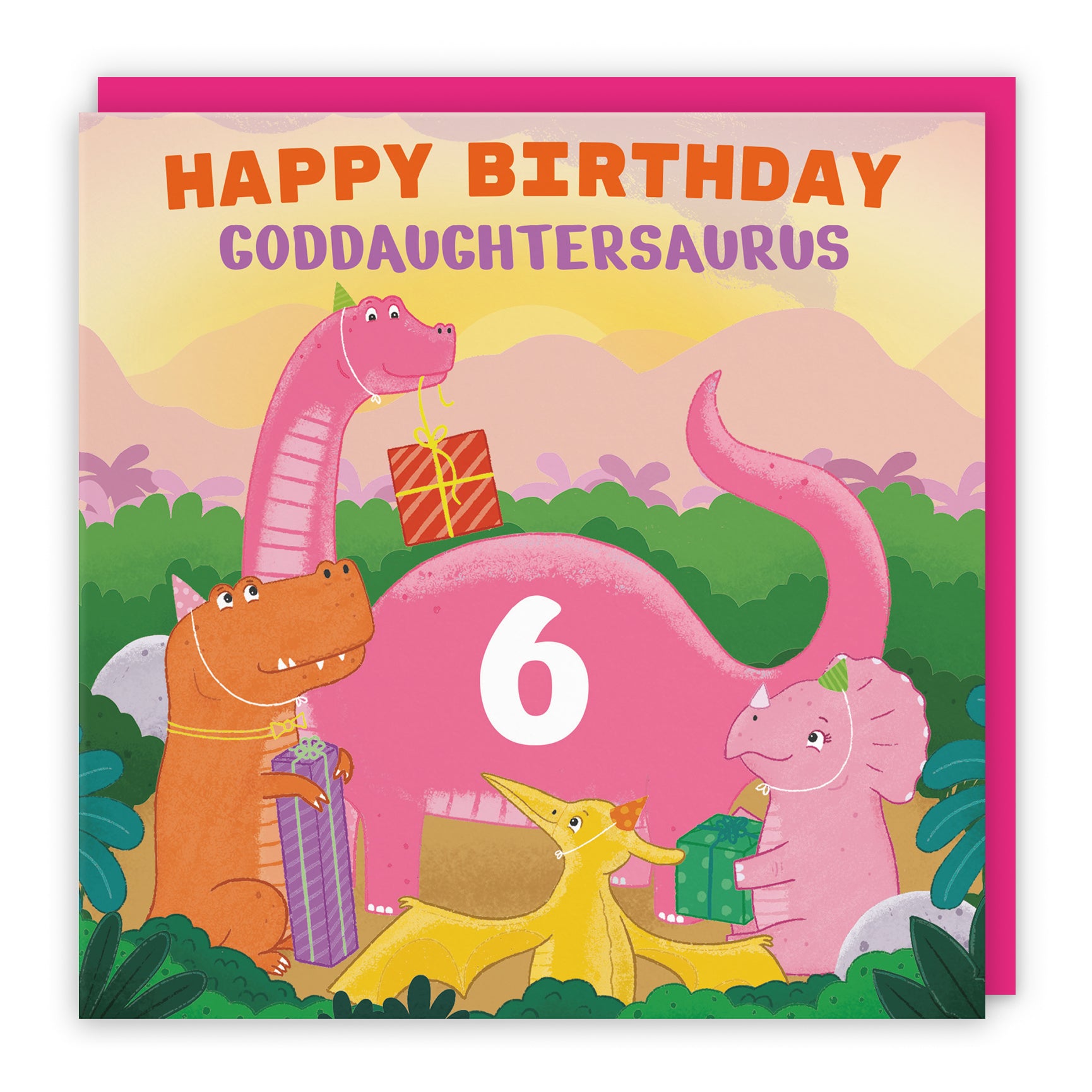 Dinosaur Party Birthday Card Imagination