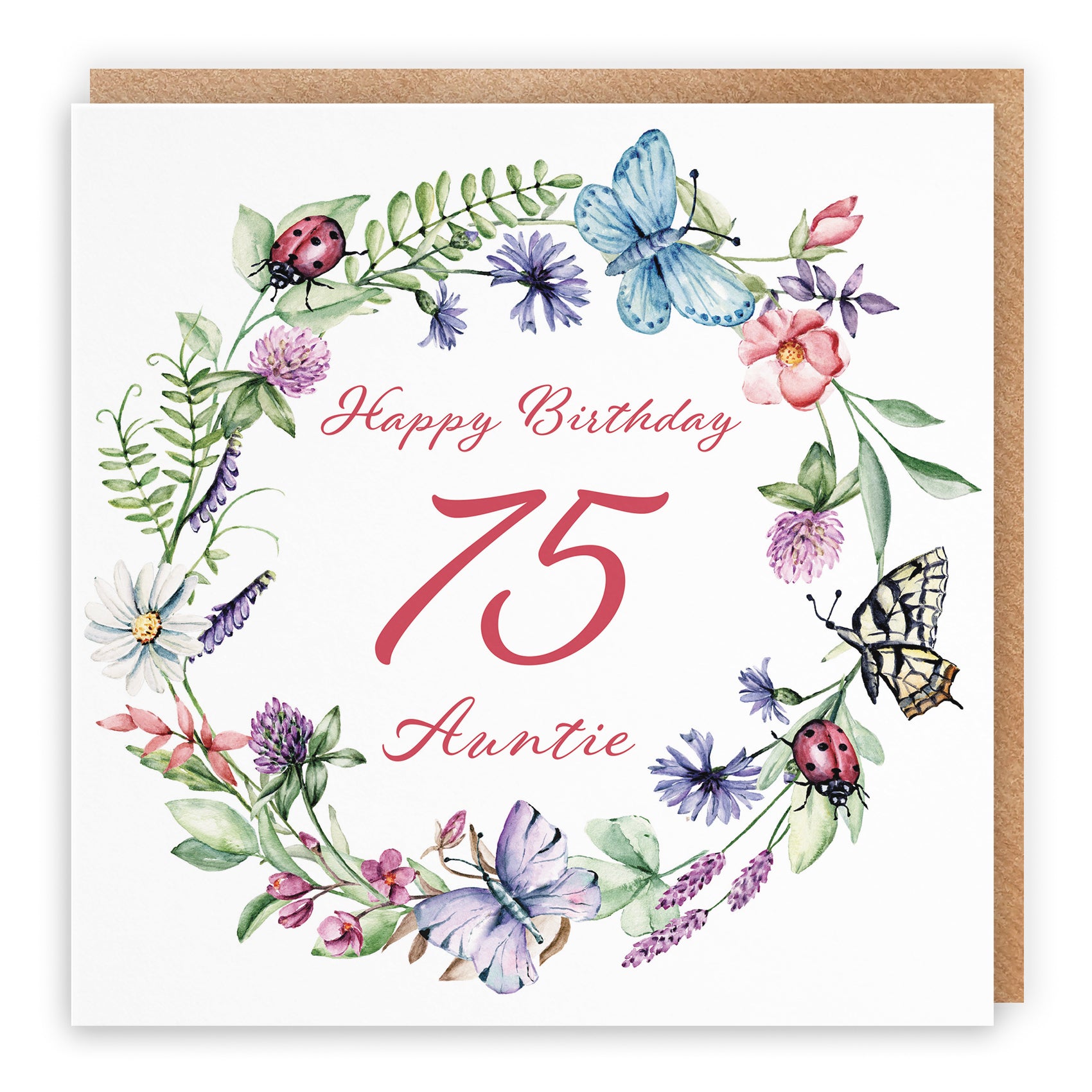 Wildflower Birthday Card Meadow