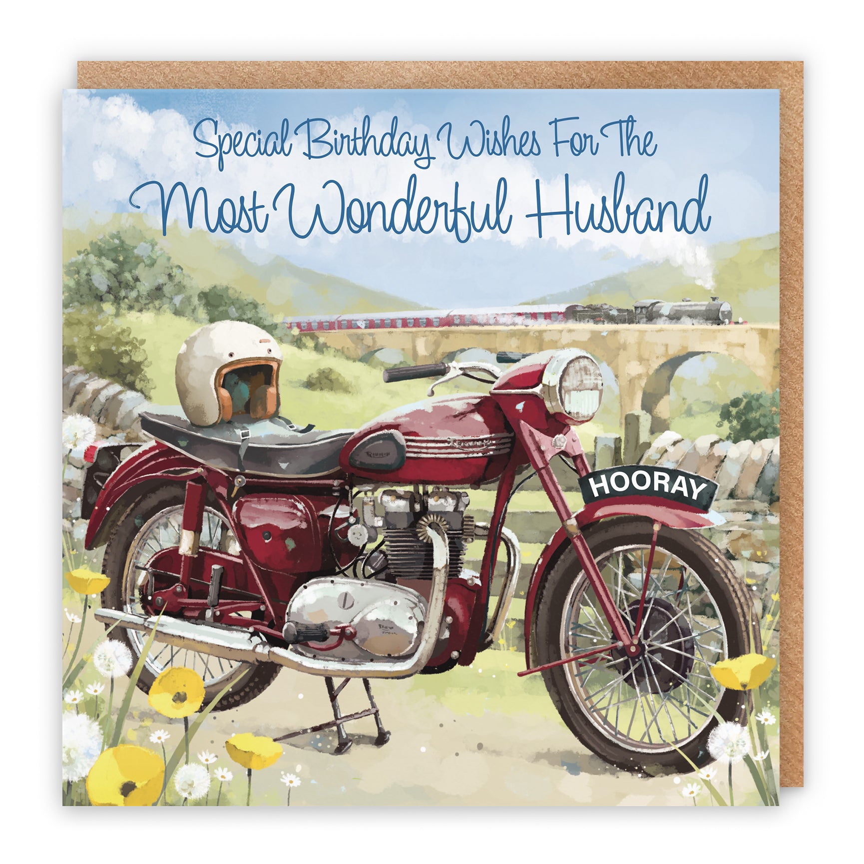 Motorbike Birthday Card Milo's Gallery