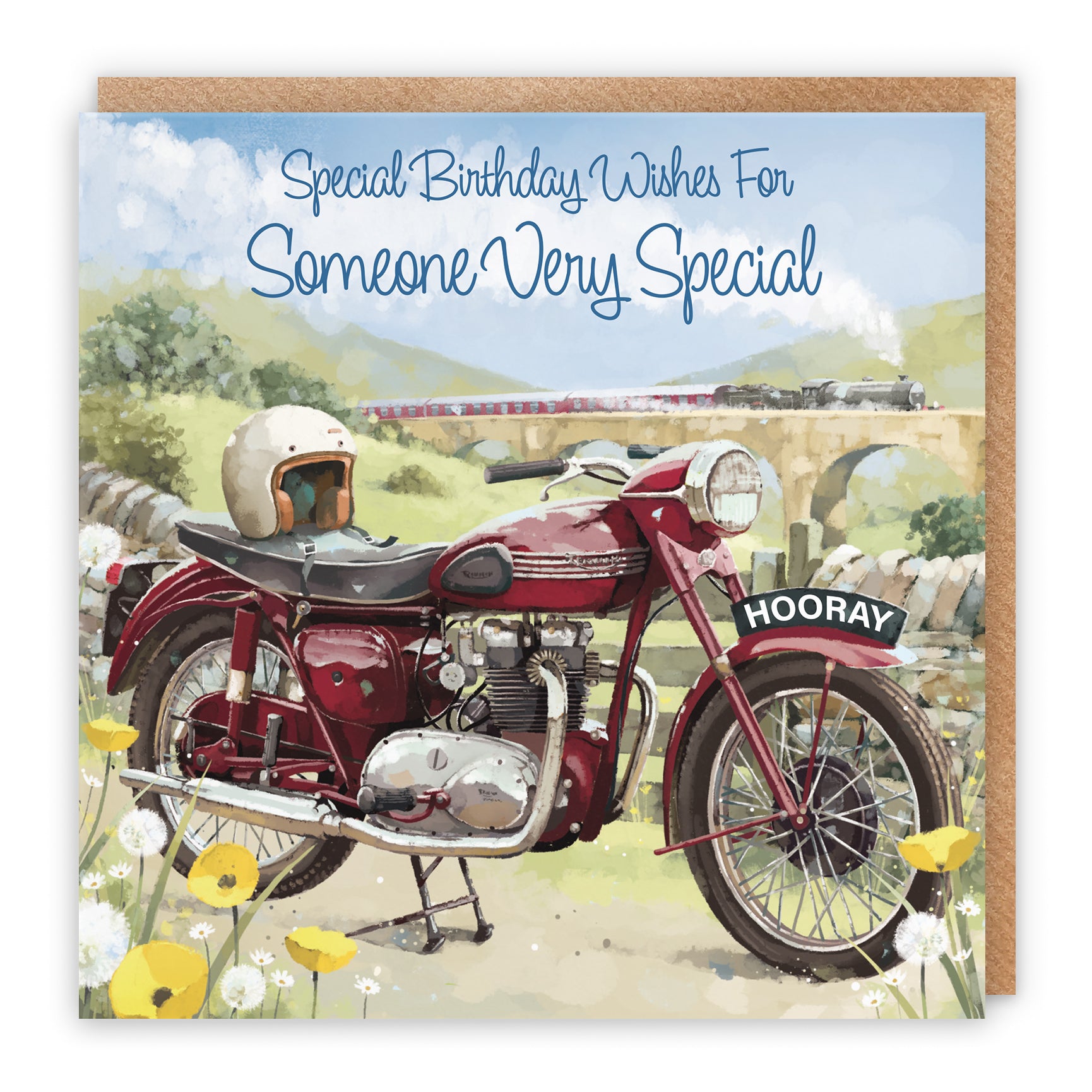 Motorbike Birthday Card Milo's Gallery