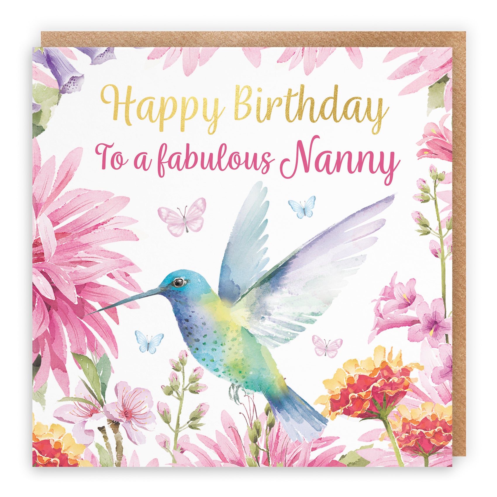 Hummingbird Birthday Card Milo's Gallery