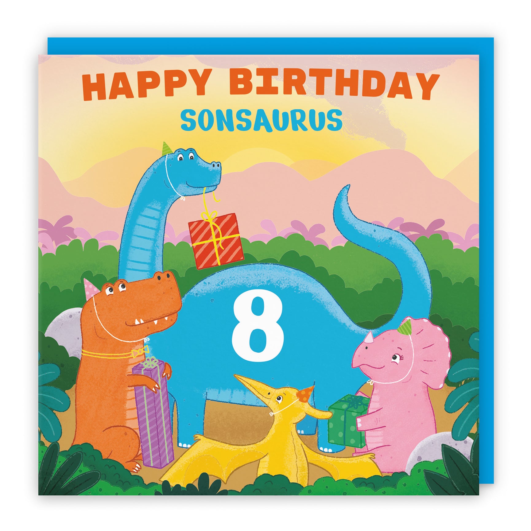 Dinosaur Party Birthday Card Imagination