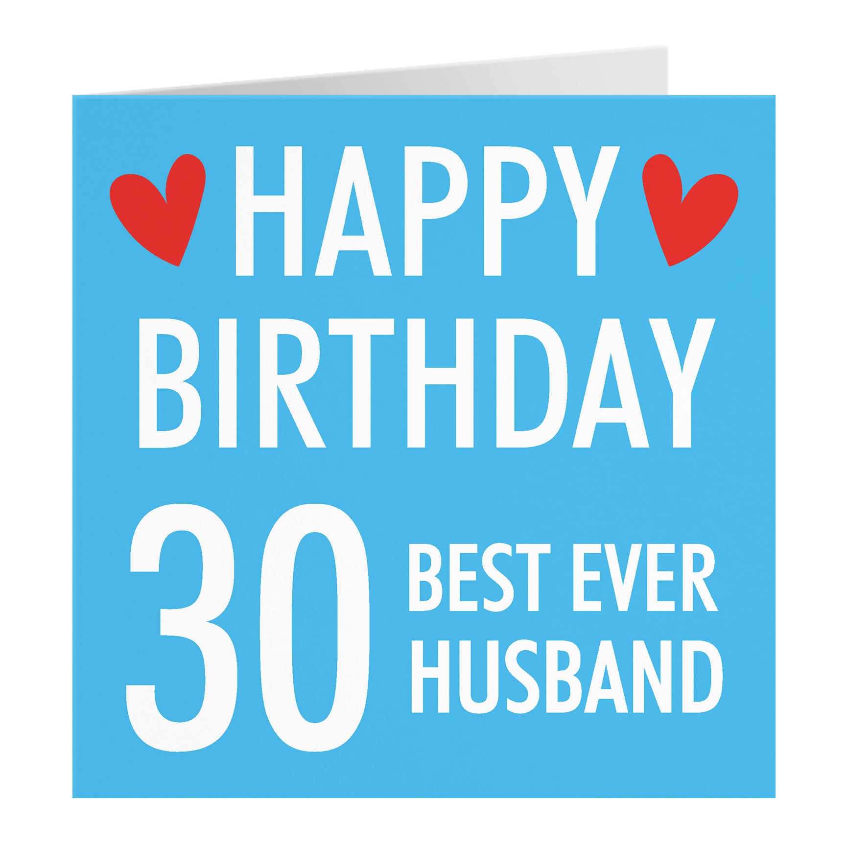 Blue Birthday Card Urban Colour