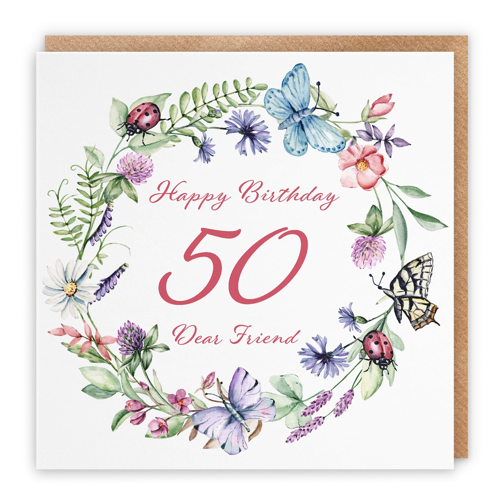 Wildflower Birthday Card Meadow