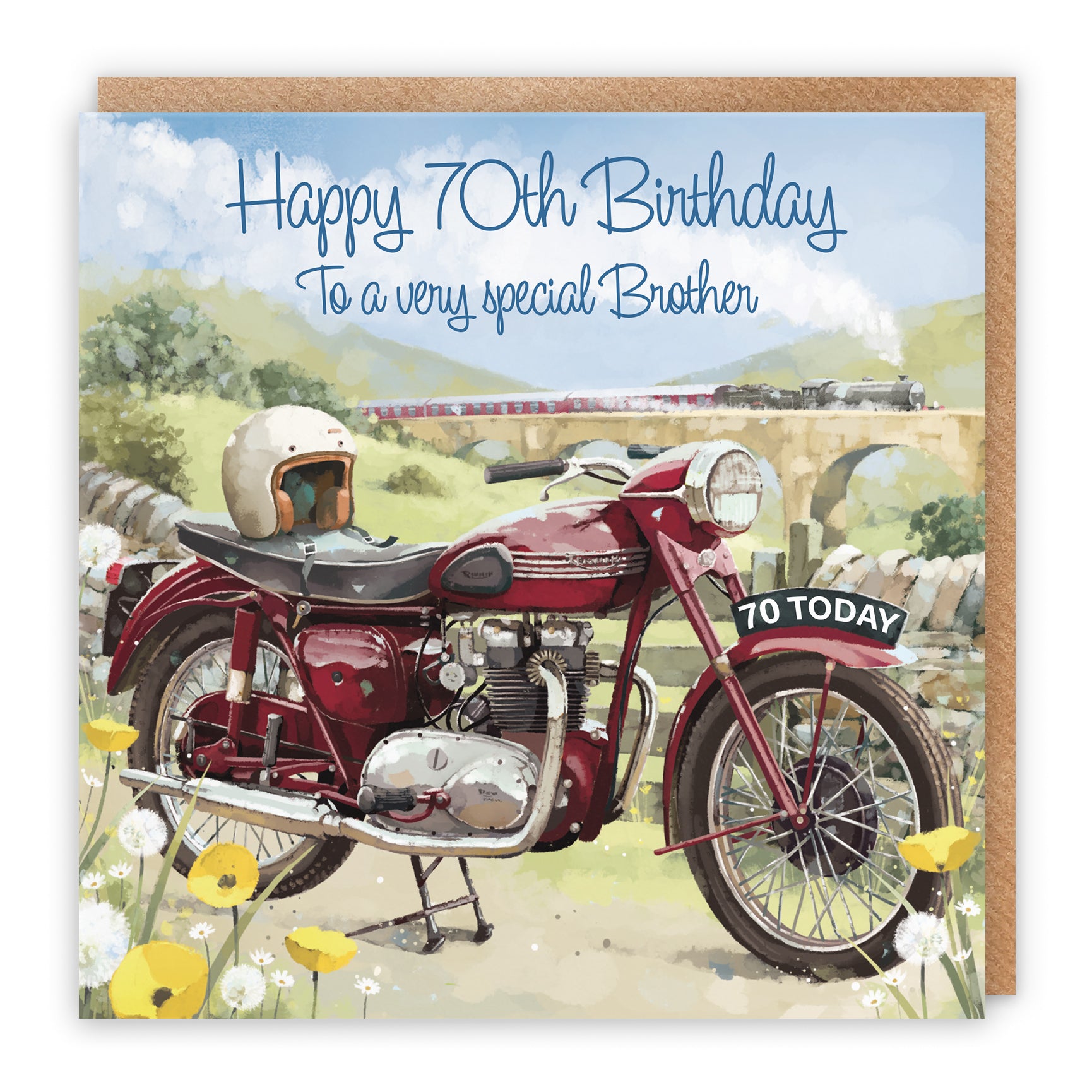 Motorbike Birthday Card Milo's Gallery
