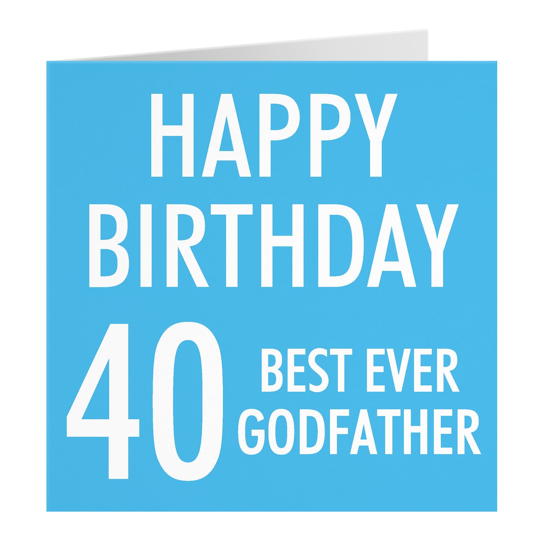 Blue Birthday Card Urban Colour