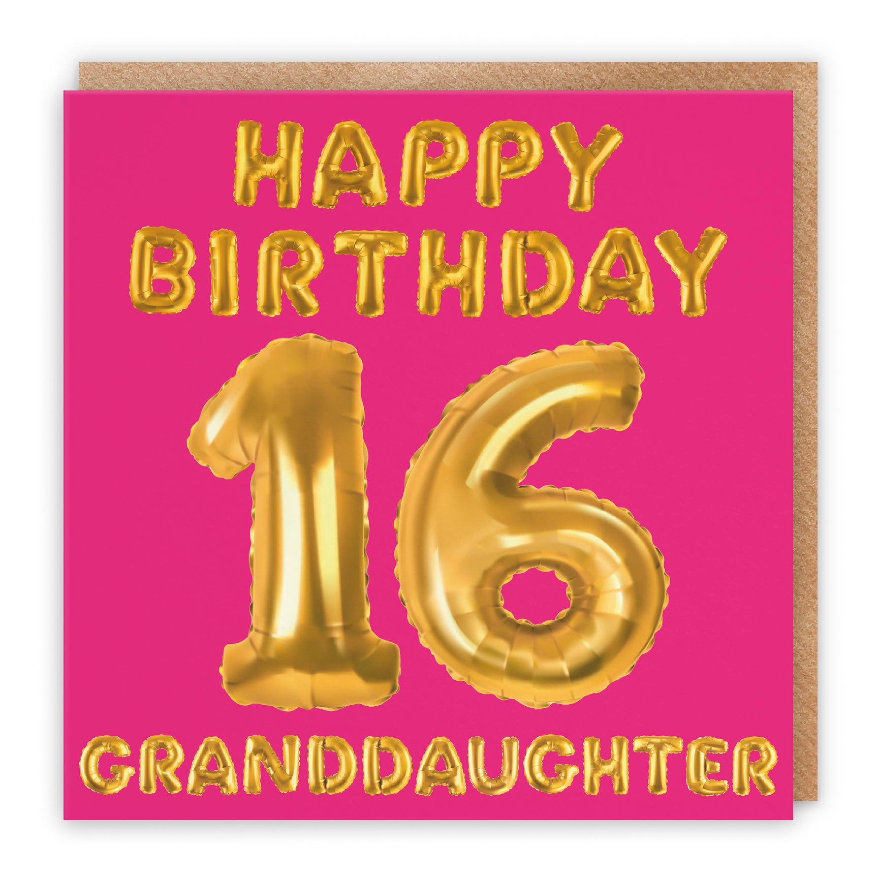 Pink Balloon Birthday Card