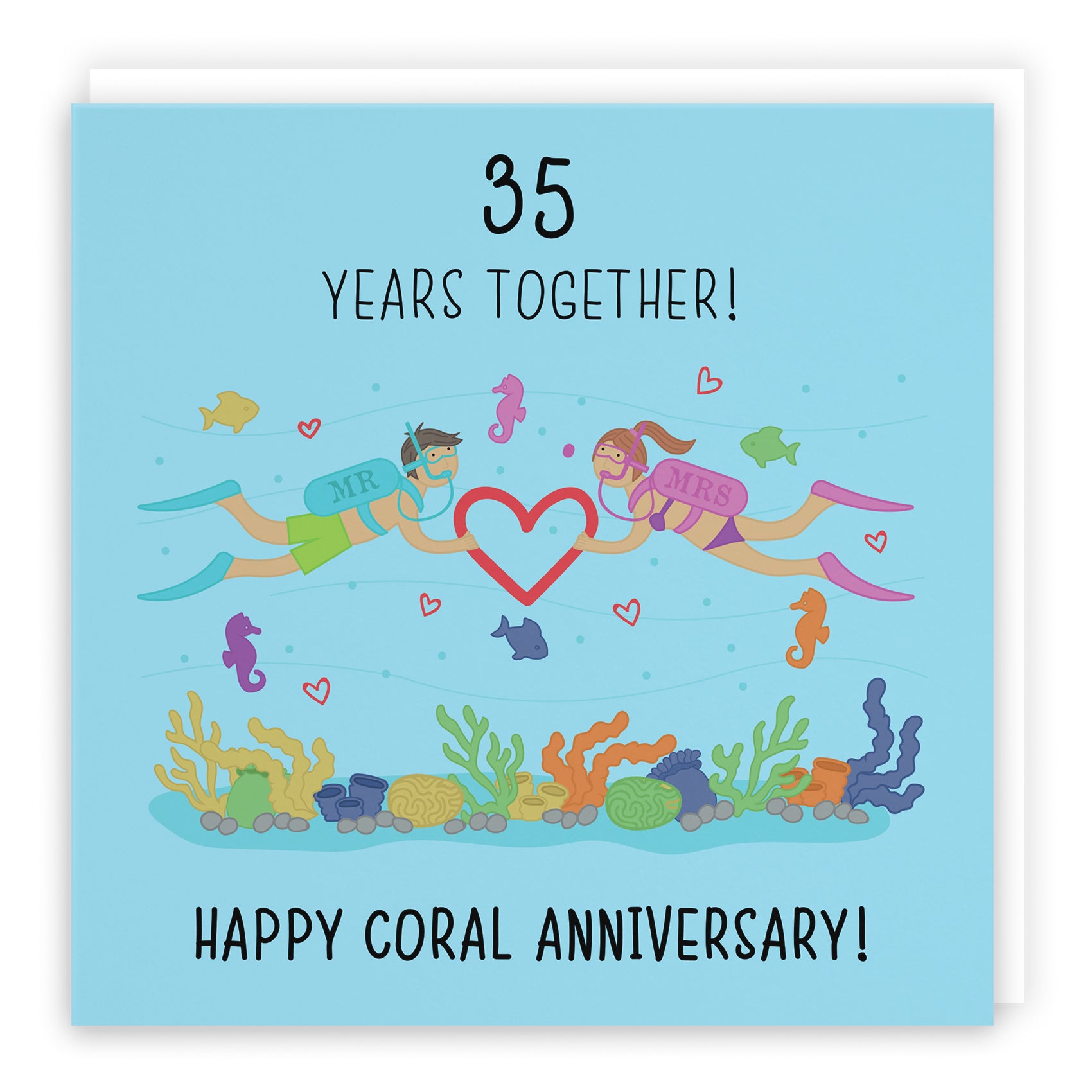 Cute Anniversary Card Iconic
