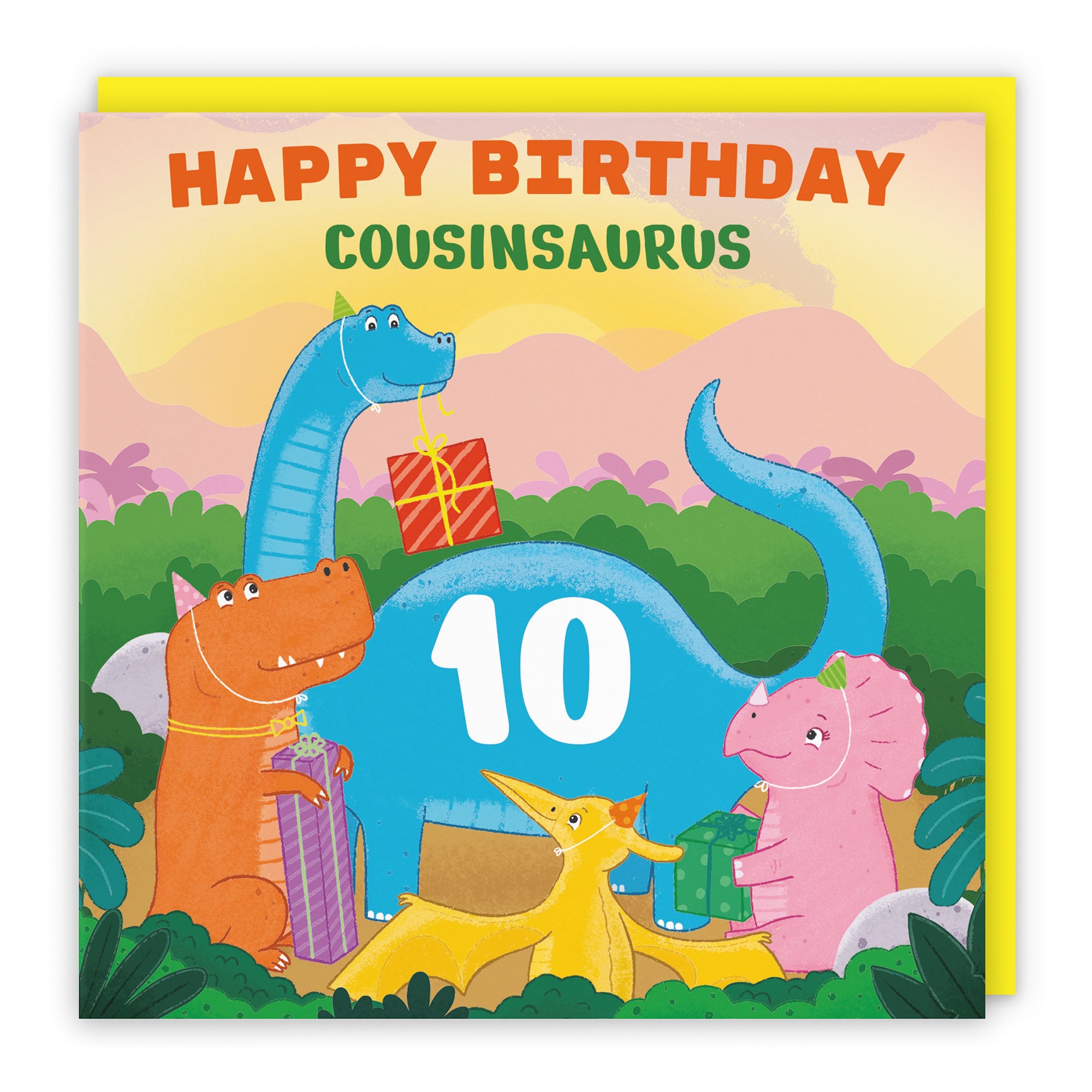 Dinosaur Party Birthday Card Imagination
