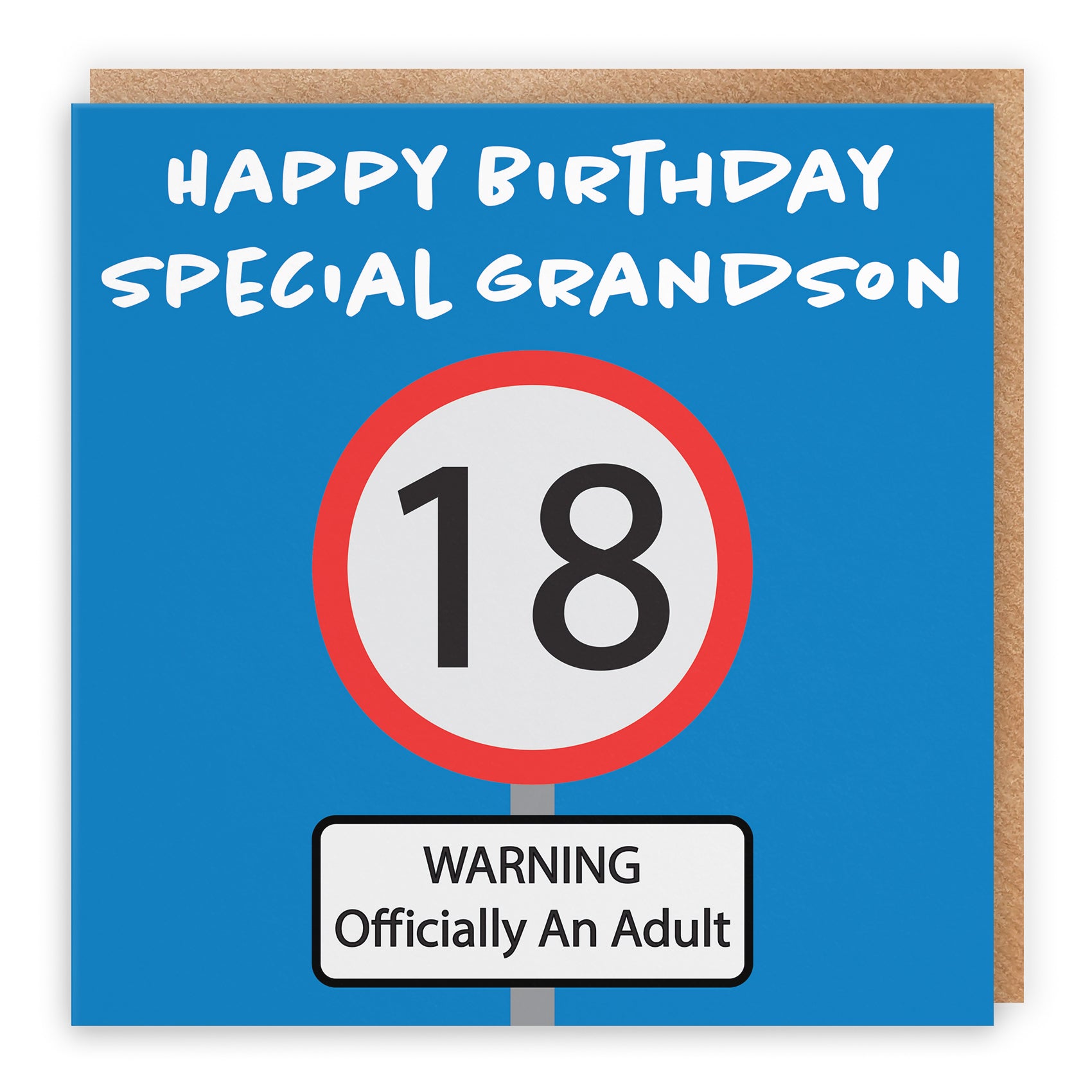 Birthday Card Road Sign