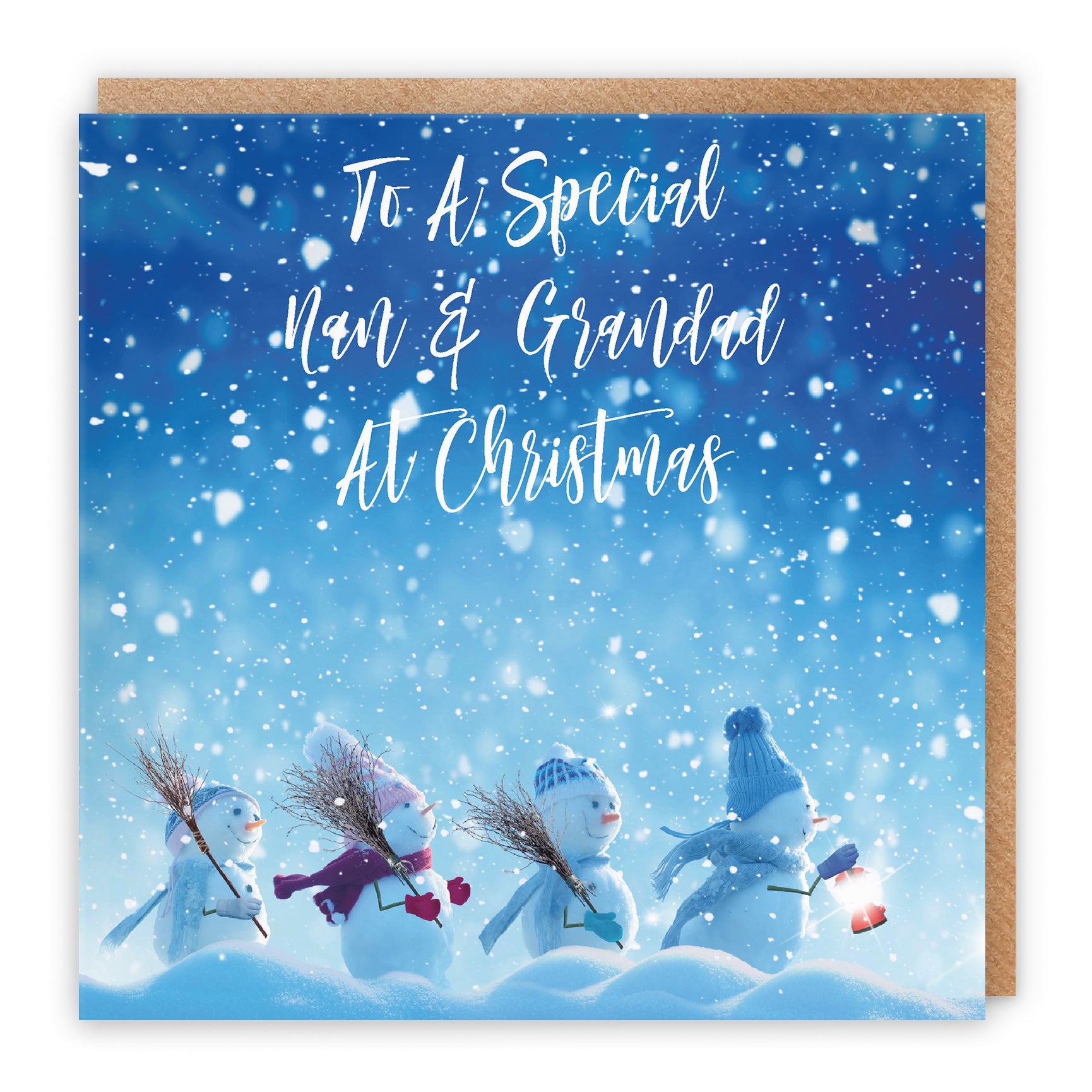 Christmas Card Snow People