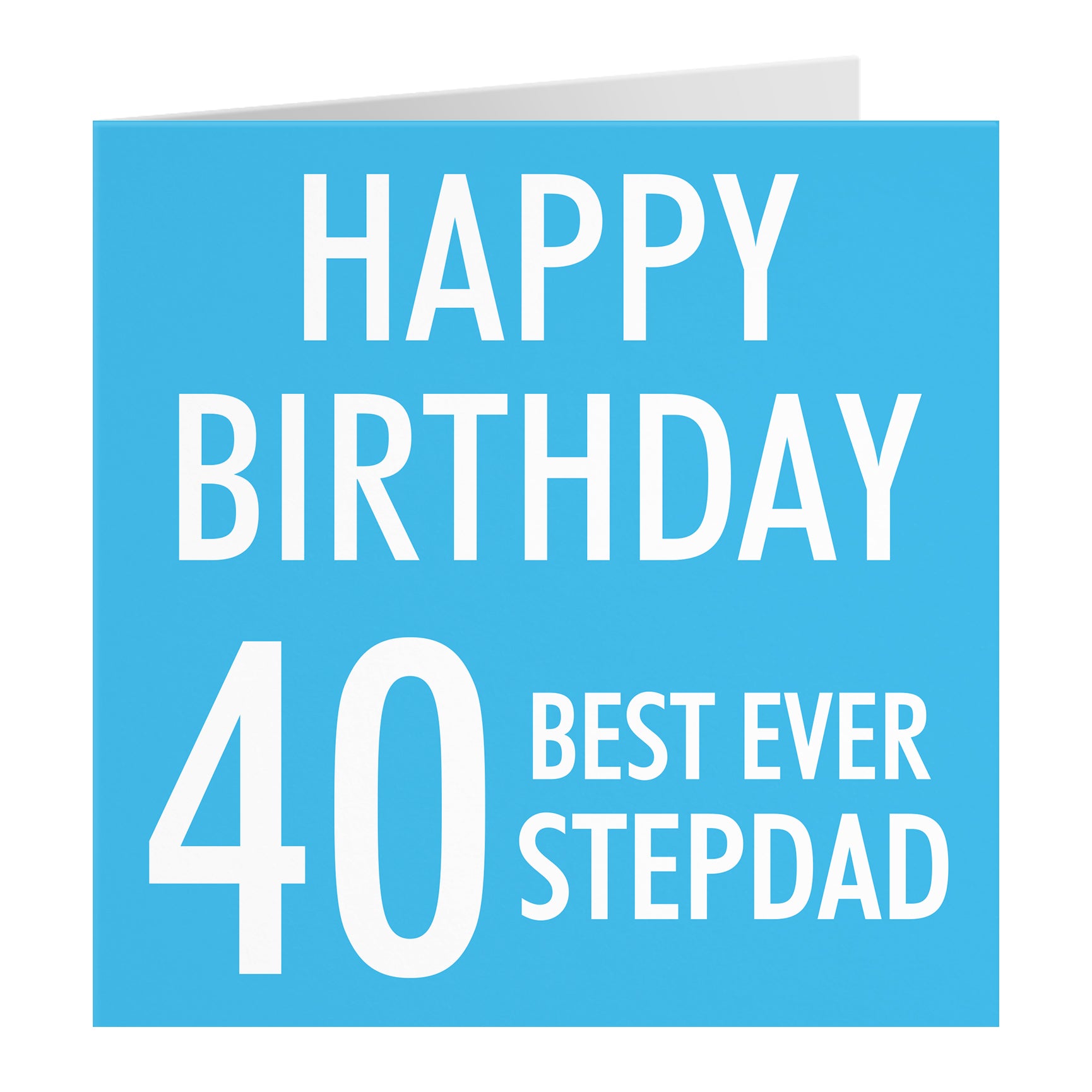 Blue Birthday Card Urban Colour