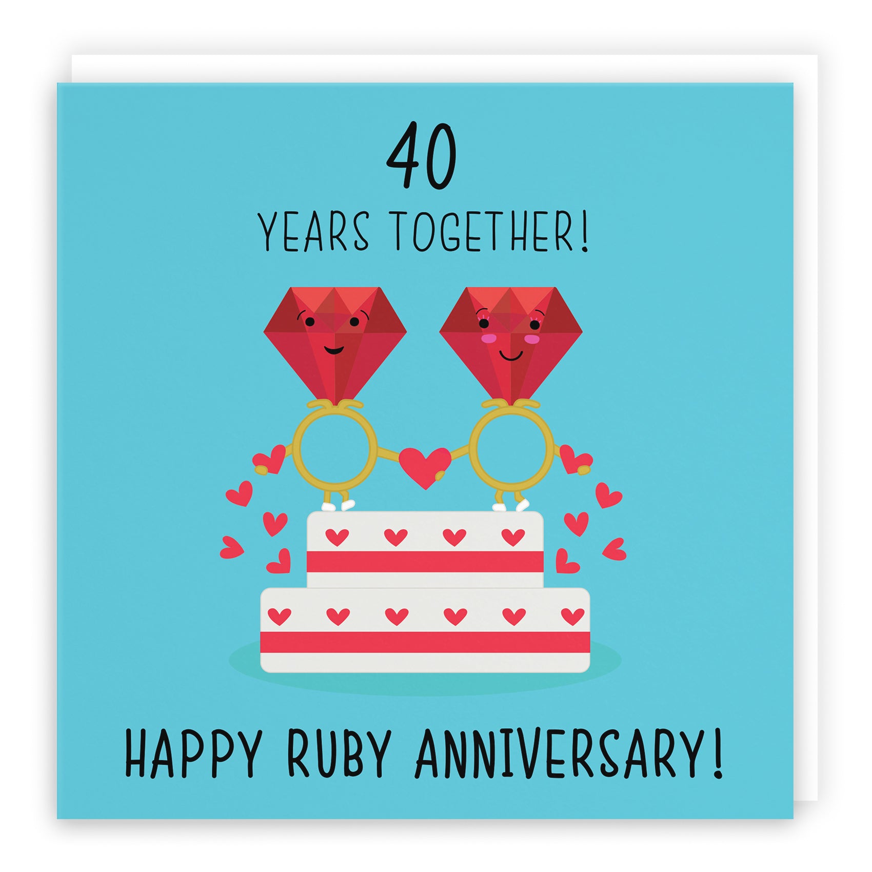 Cute Anniversary Card Iconic