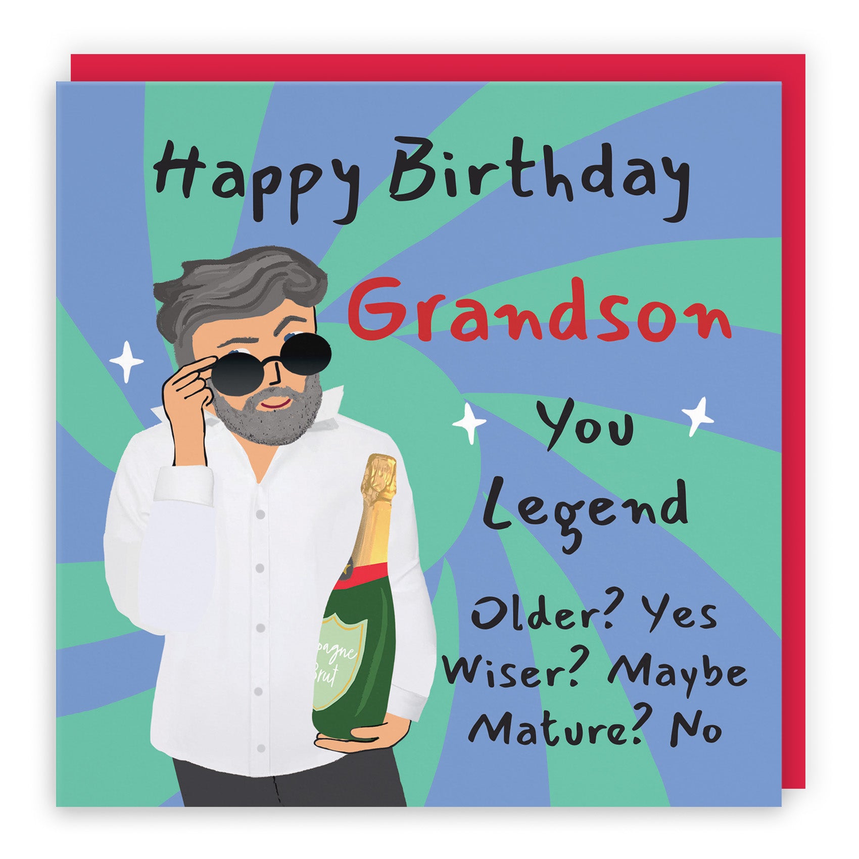 Male Cool Dude Birthday Card Laugh Out Loud
