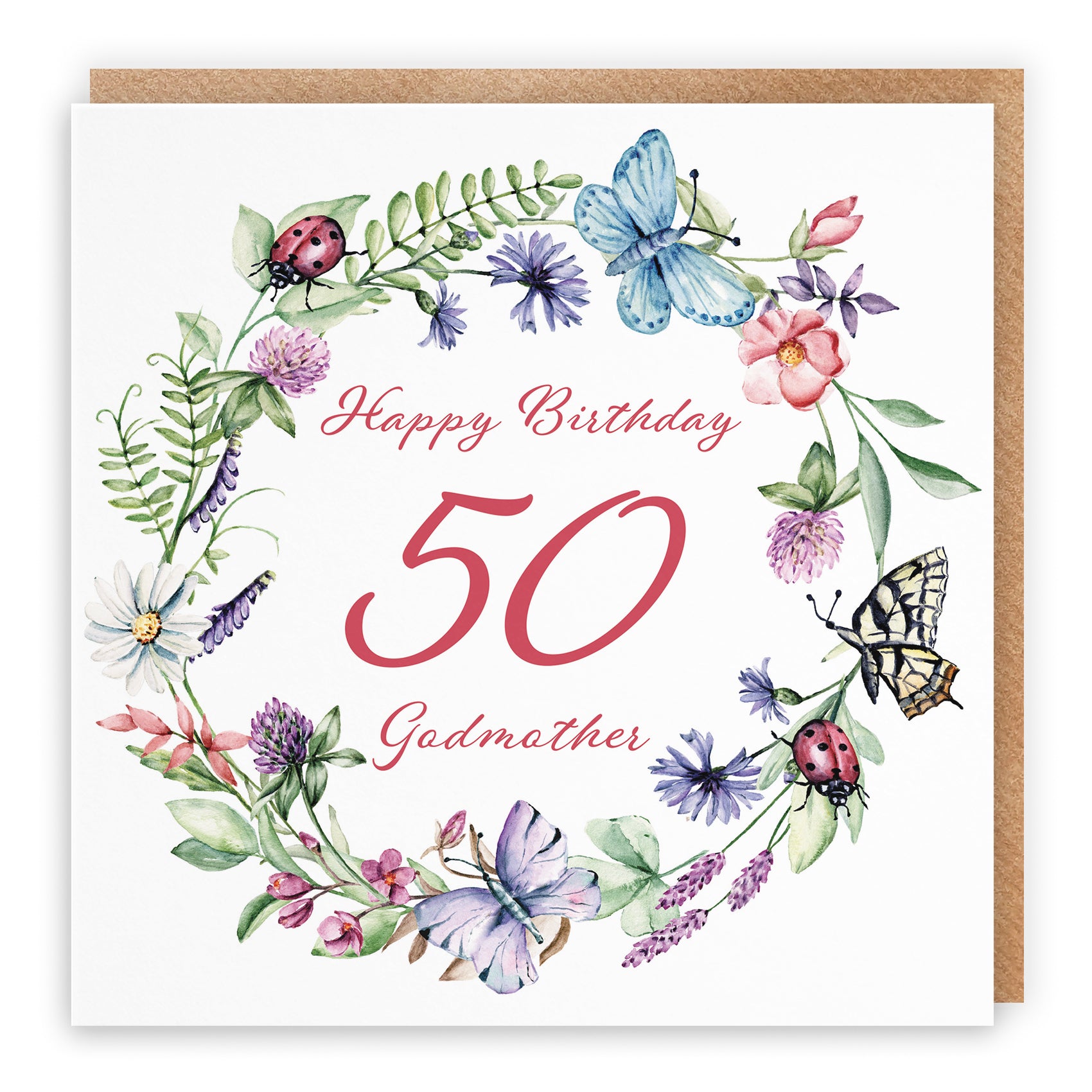 Wildflower Birthday Card Meadow