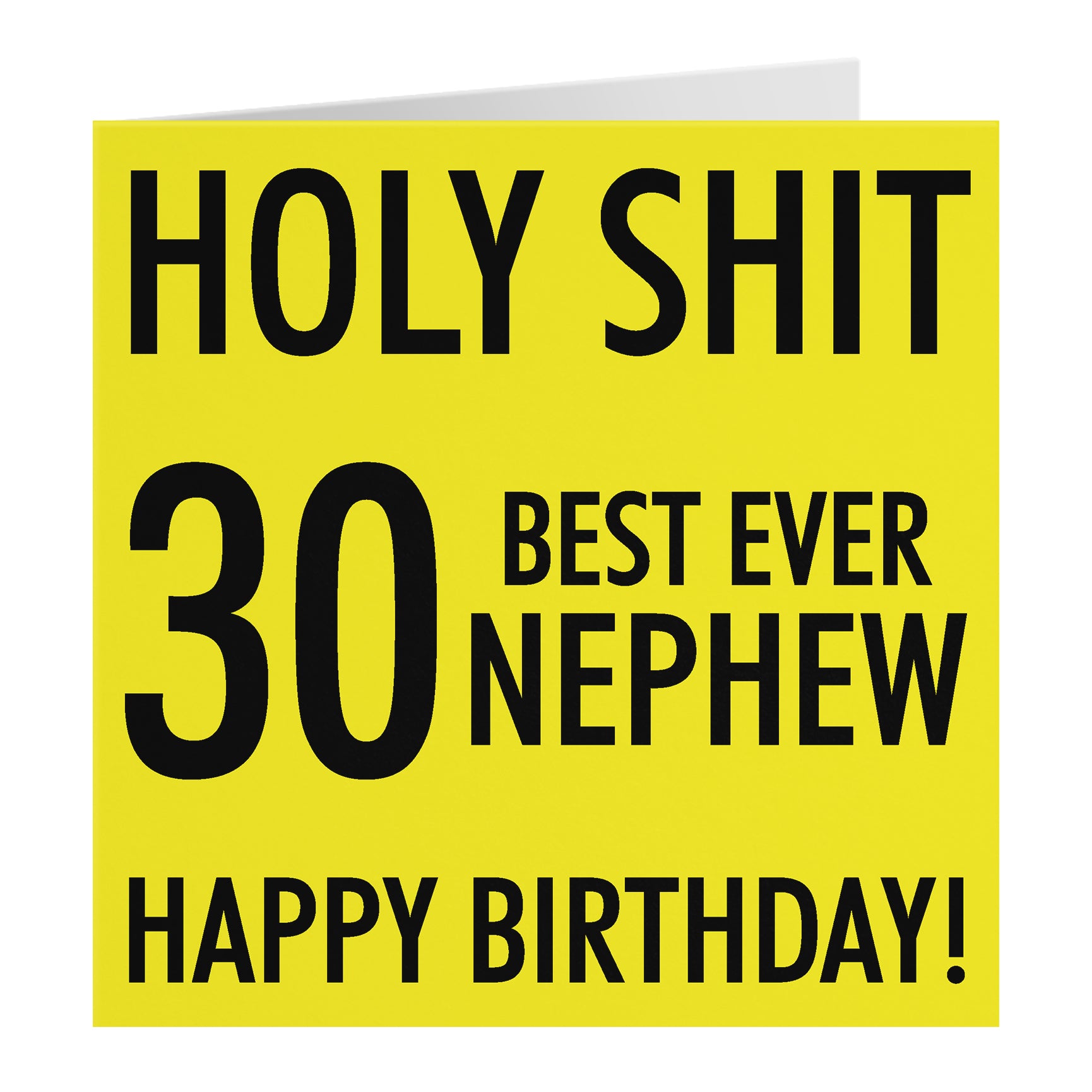 Funny Birthday Card Holy Shit