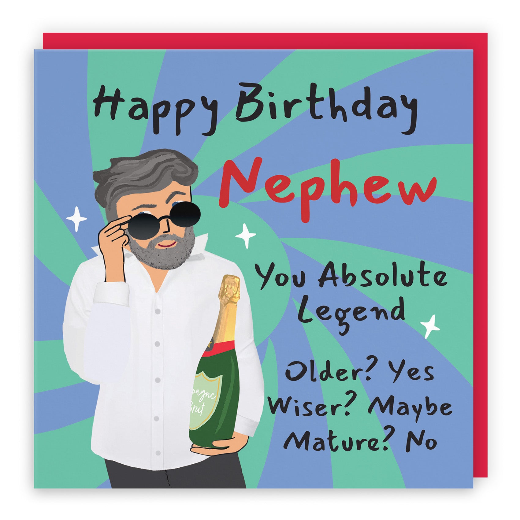 Male Cool Dude Birthday Card Laugh Out Loud