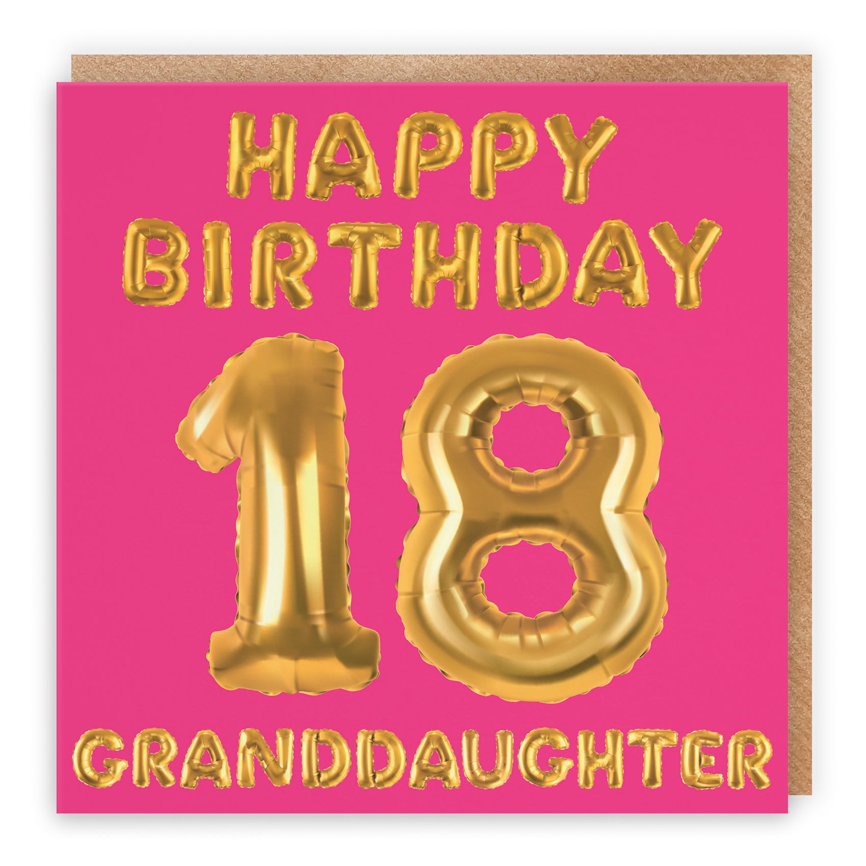 Pink Balloon Birthday Card