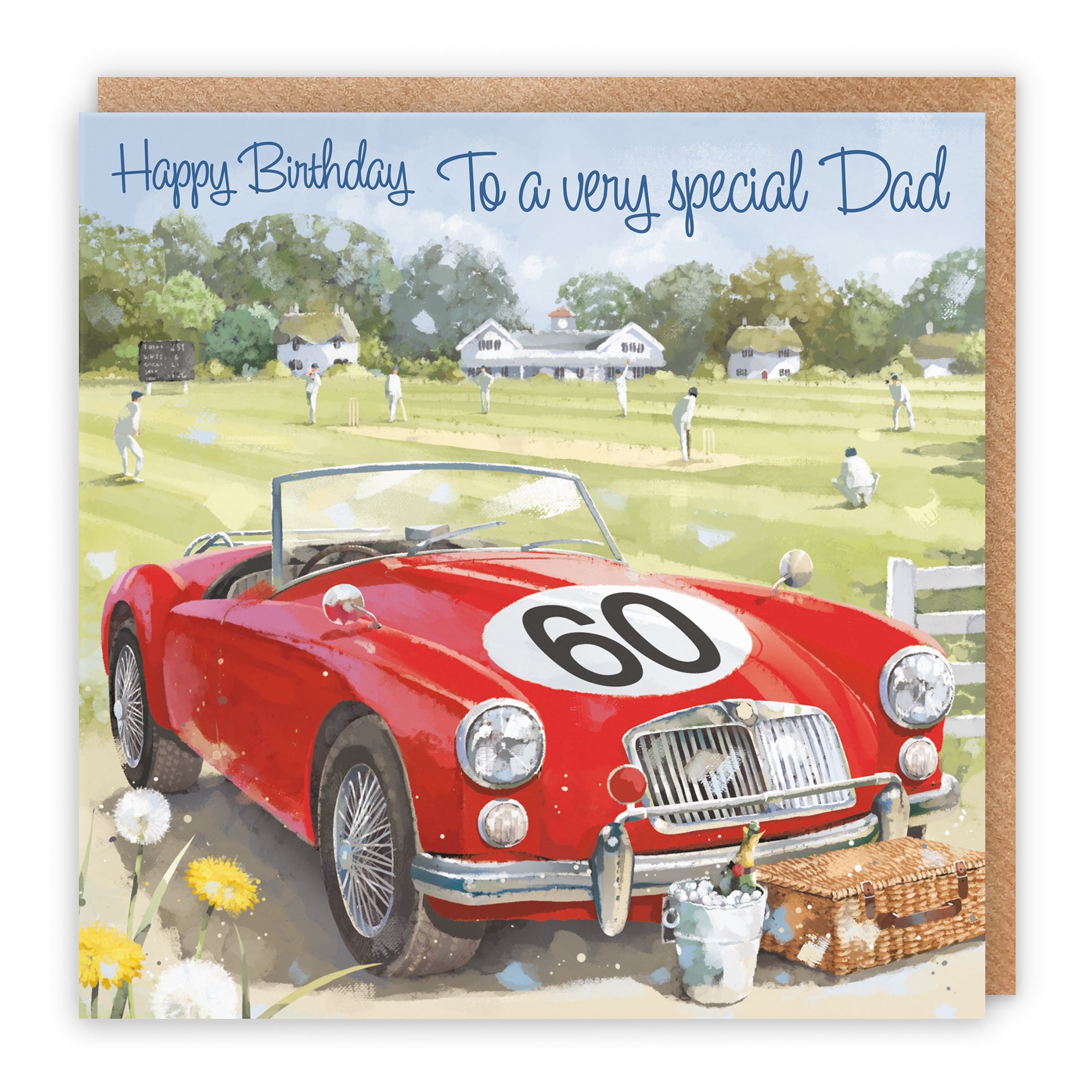 Classic Sports Car Birthday Card Milo's Gallery