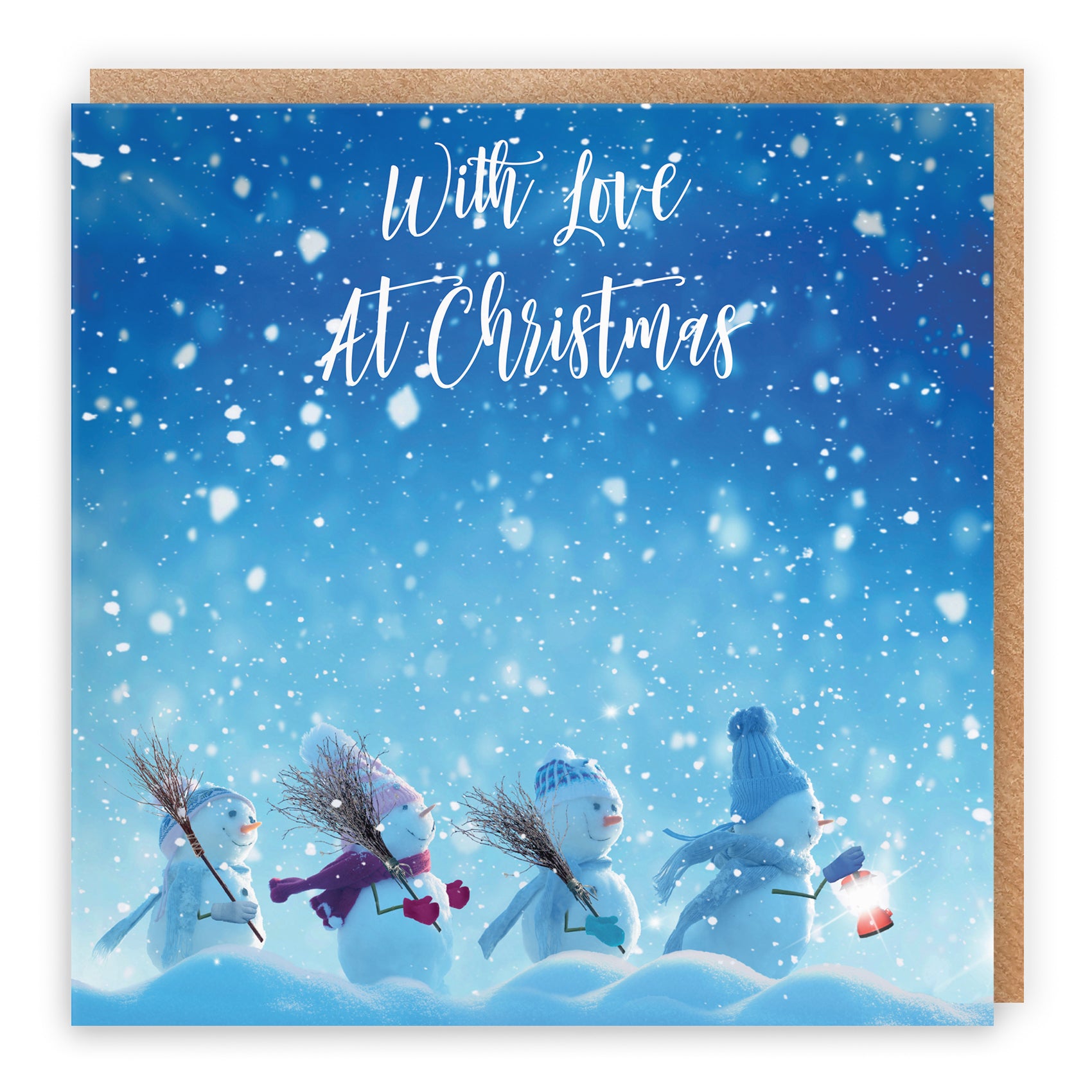 Christmas Card Snow People