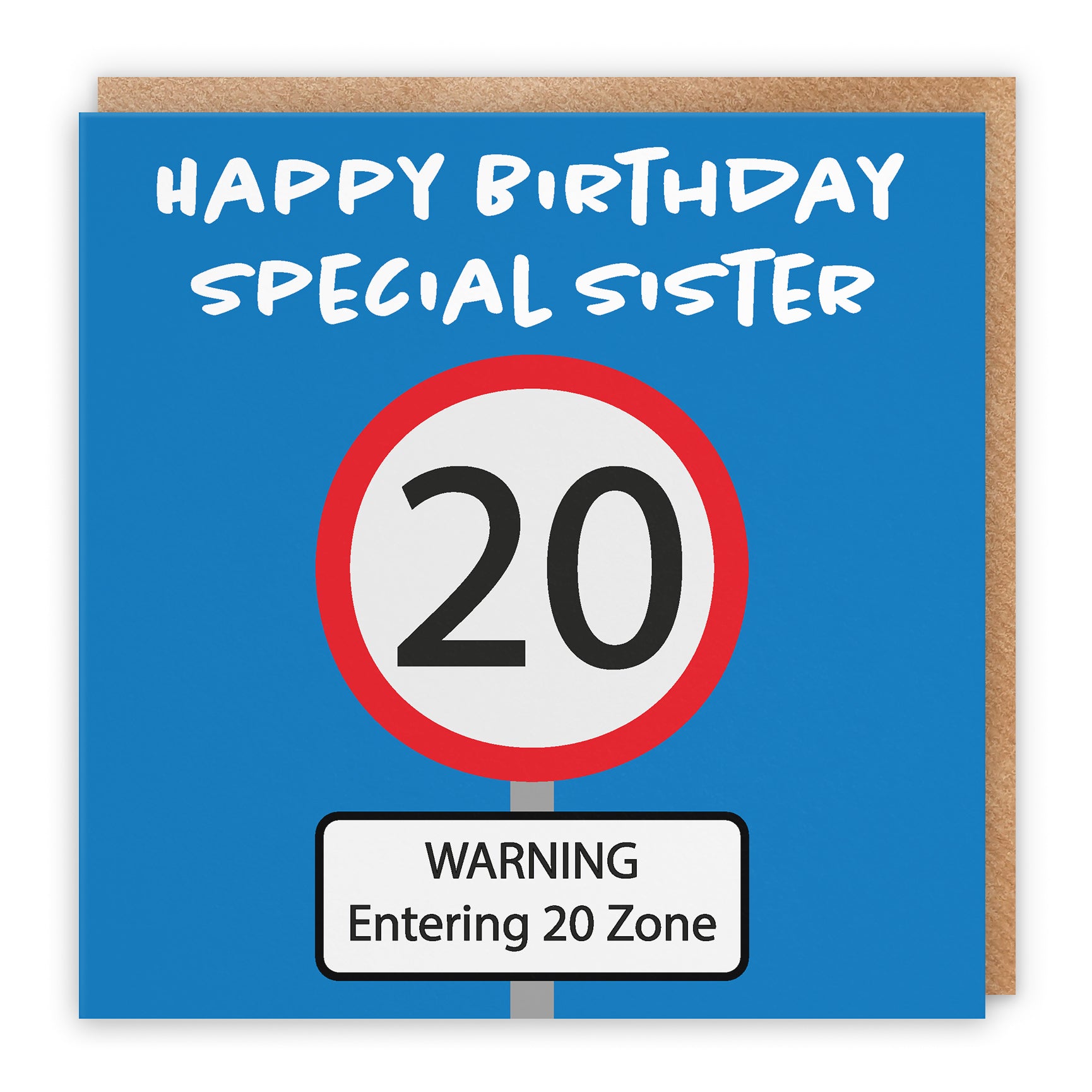 Birthday Card Road Sign