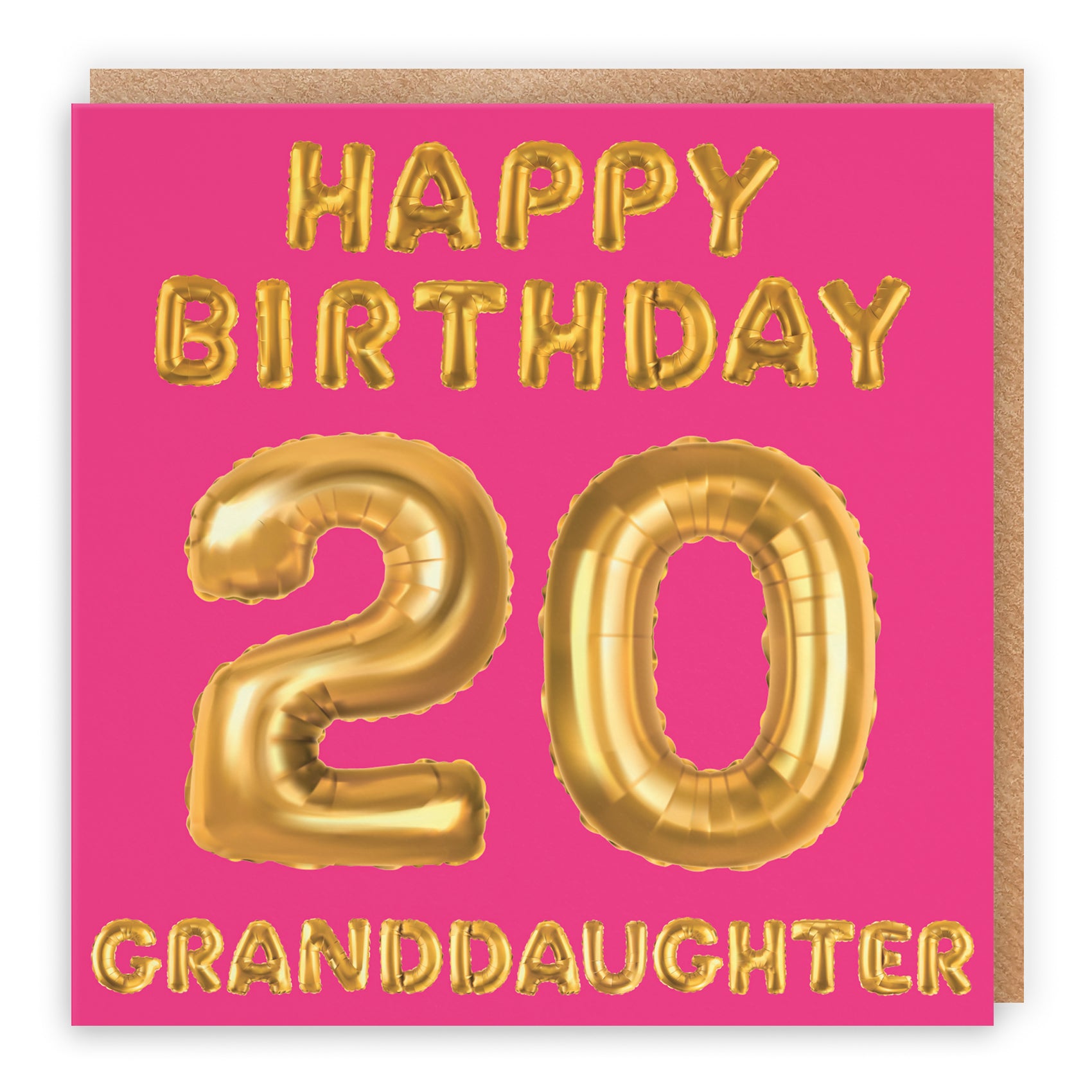 Pink Balloon Birthday Card