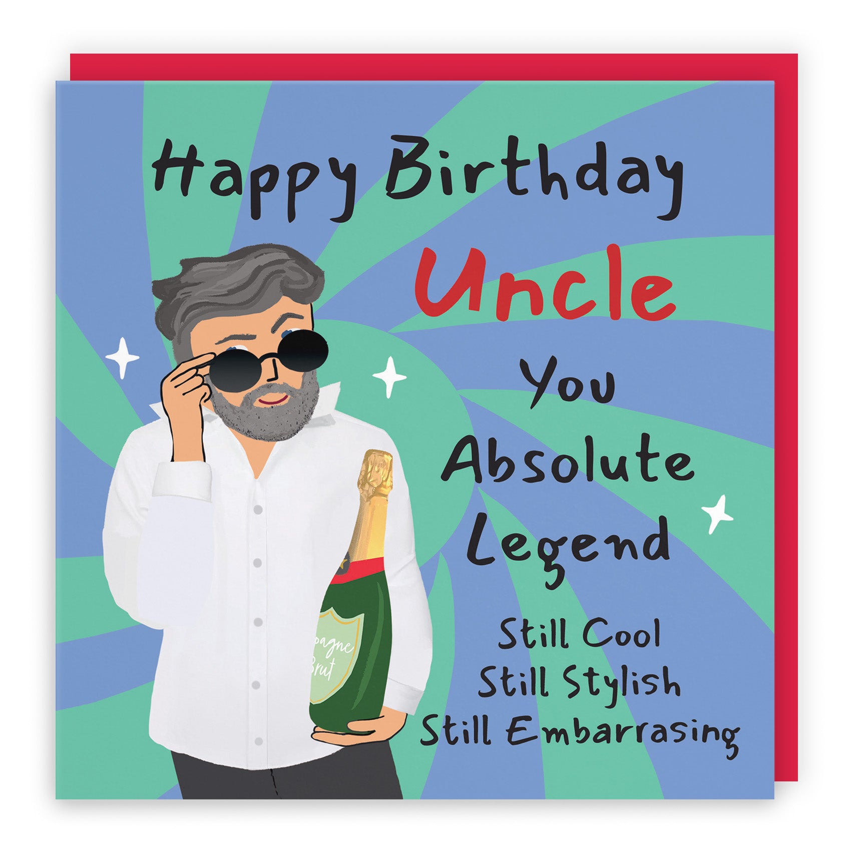 Male Cool Dude Birthday Card Laugh Out Loud