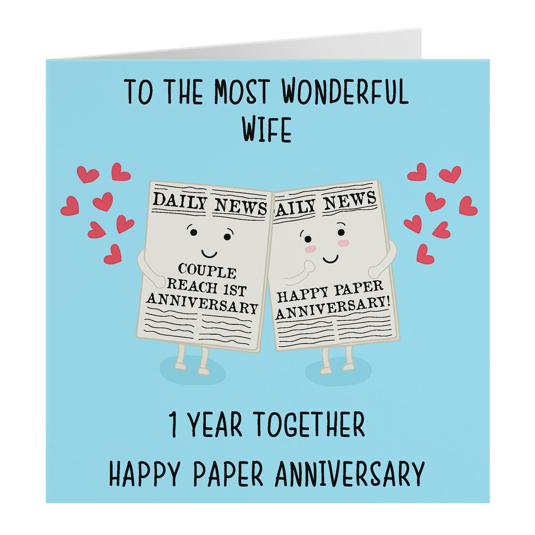 Cute Anniversary Card Iconic
